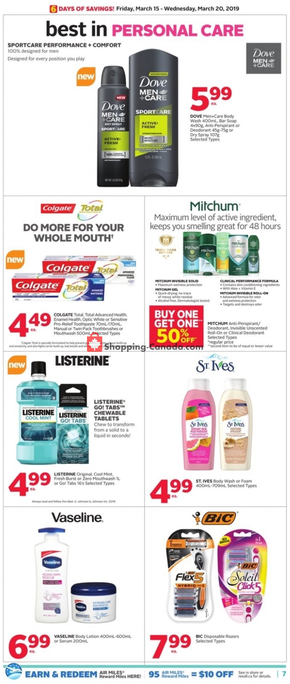 Rexall Drug Store flyer from Friday March 15, 2019 to Wednesday March 20, 2019 - page 12