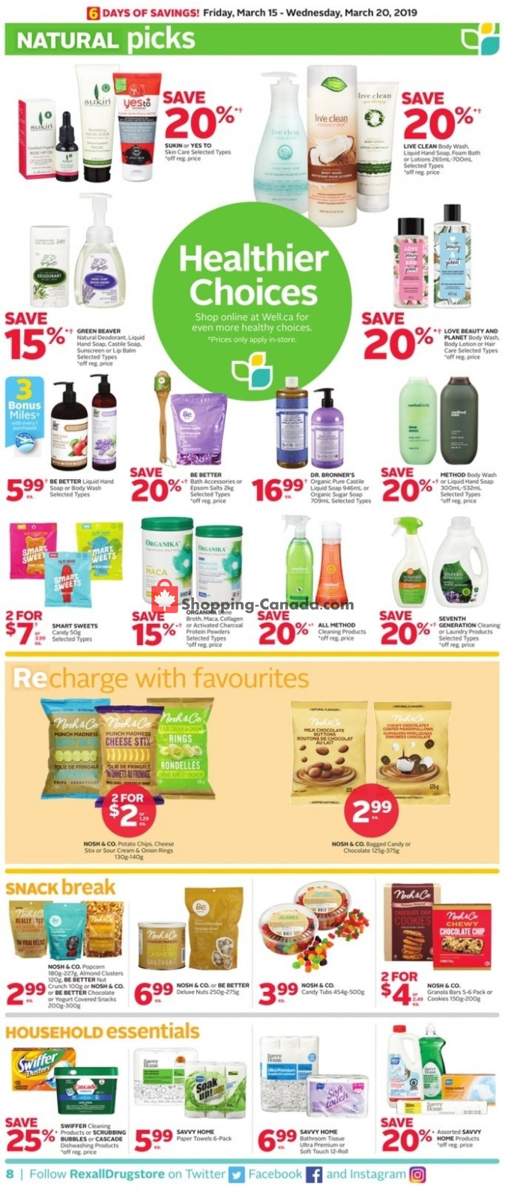 Rexall Drug Store flyer from Friday March 15, 2019 to Wednesday March 20, 2019 - page 13