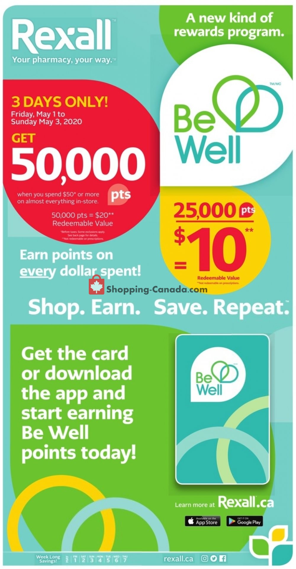 Rexall Drug Store flyer from Friday May 1, 2020 to Thursday May 7, 2020 - page 2