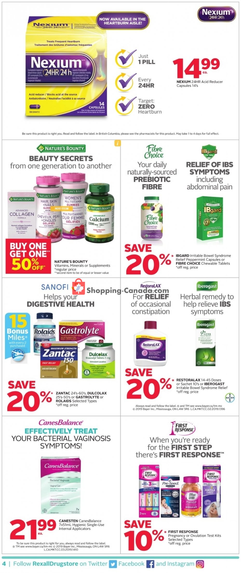 Rexall Drug Store flyer from Friday May 10, 2019 to Thursday May 16, 2019 - page 5