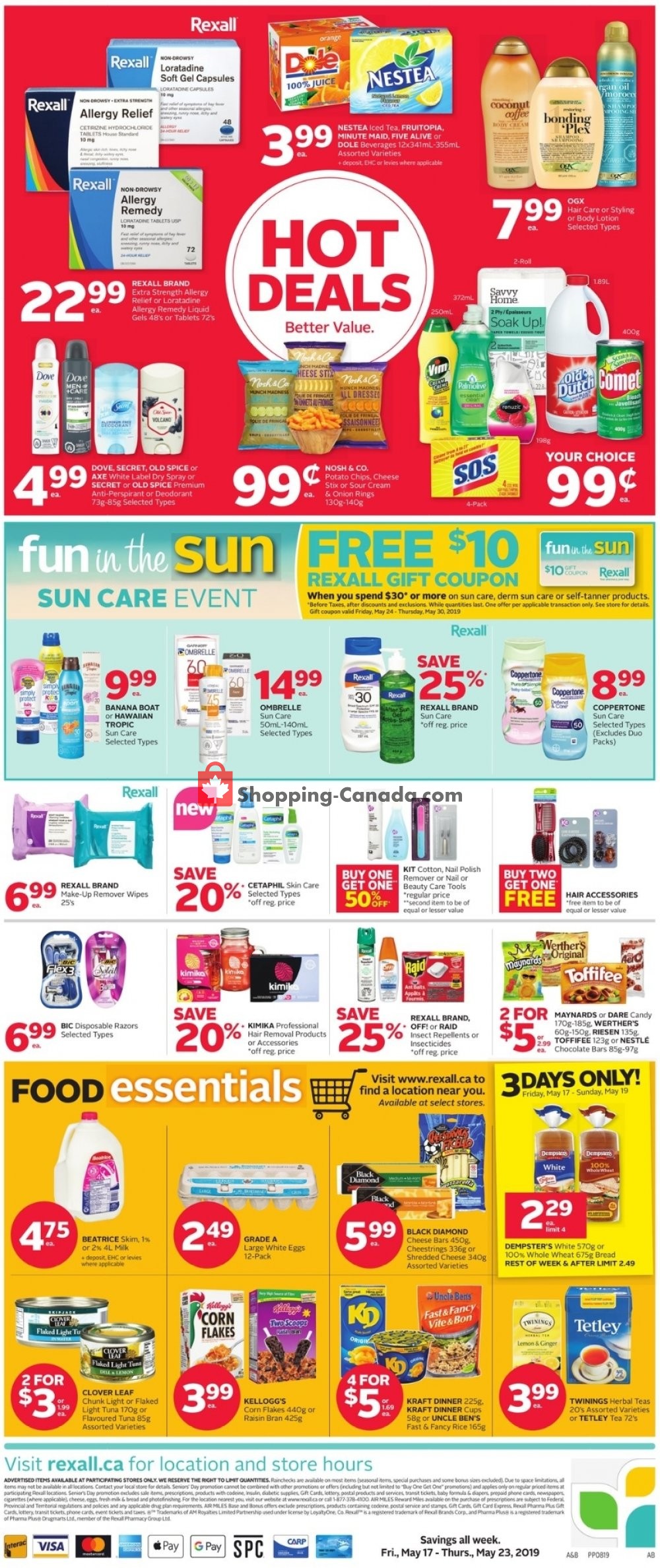 Rexall Drug Store flyer from Friday May 17, 2019 to Thursday May 23, 2019 - page 2