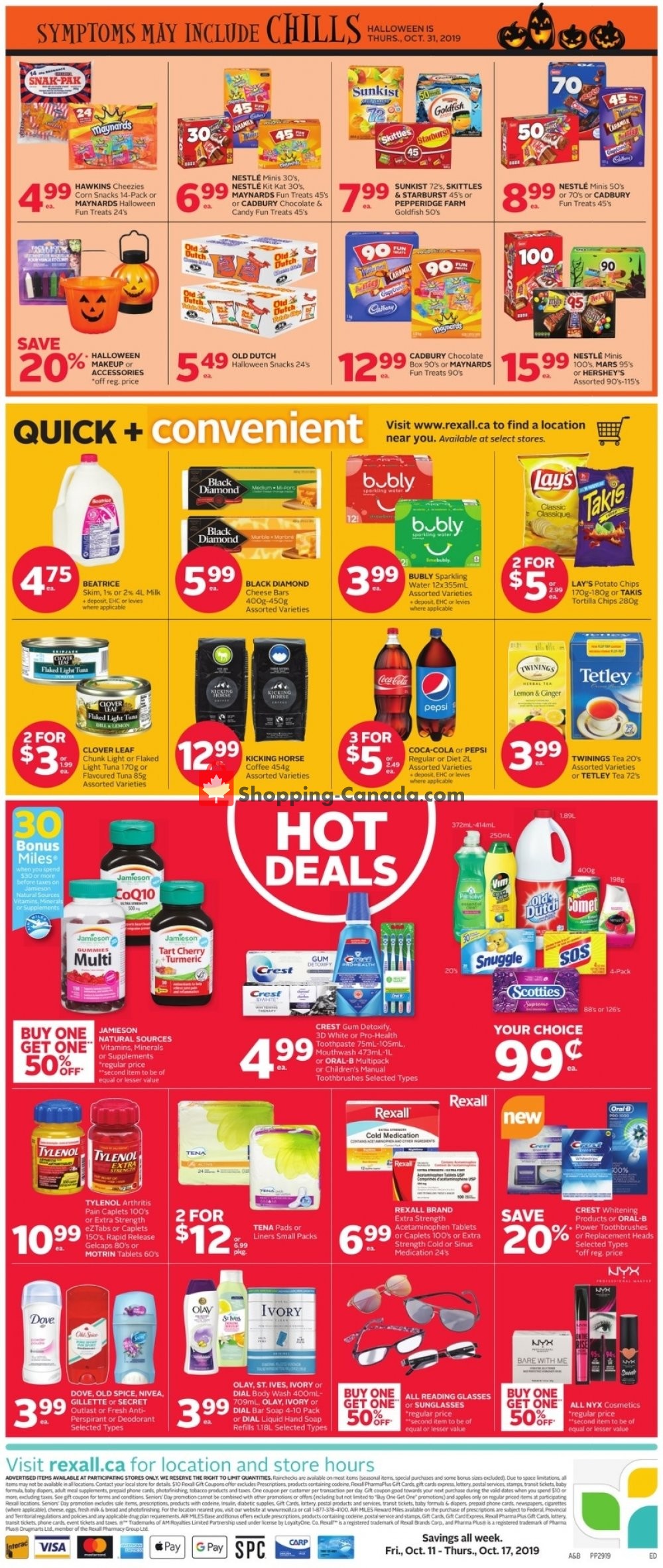 Rexall Drug Store flyer from Friday October 11, 2019 to Thursday October 17, 2019 - page 2