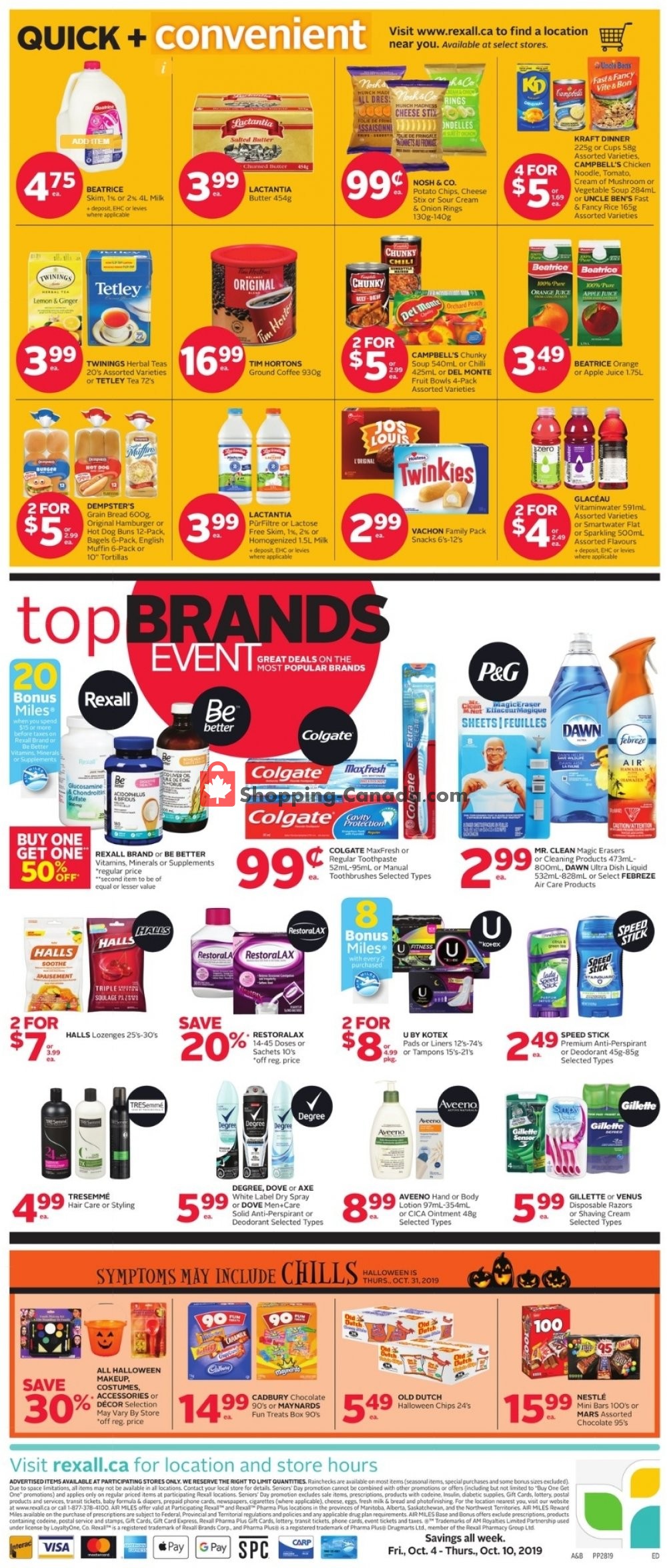Rexall Drug Store flyer from Friday October 4, 2019 to Thursday October 10, 2019 - page 2
