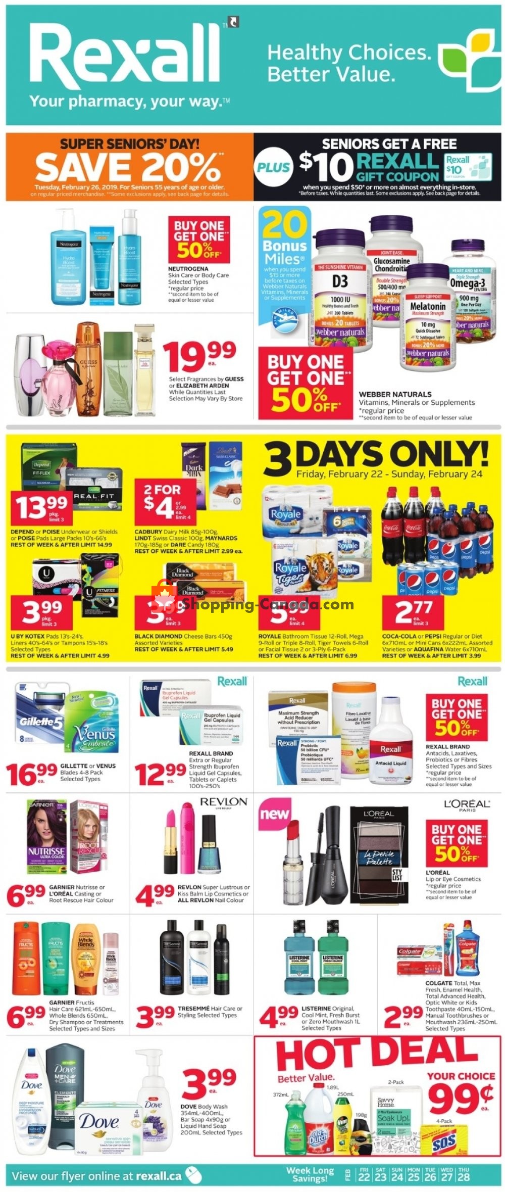Rexall Drug Store flyer from Friday February 22, 2019 to Thursday February 28, 2019 - page 3
