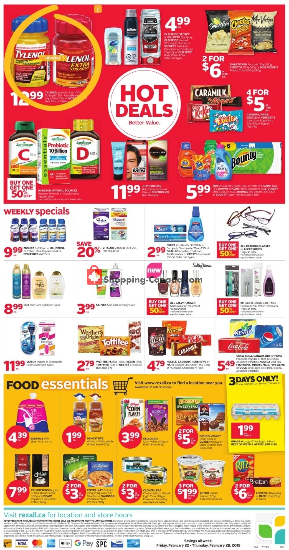 Rexall Drug Store flyer from Friday February 22, 2019 to Thursday February 28, 2019 - page 4