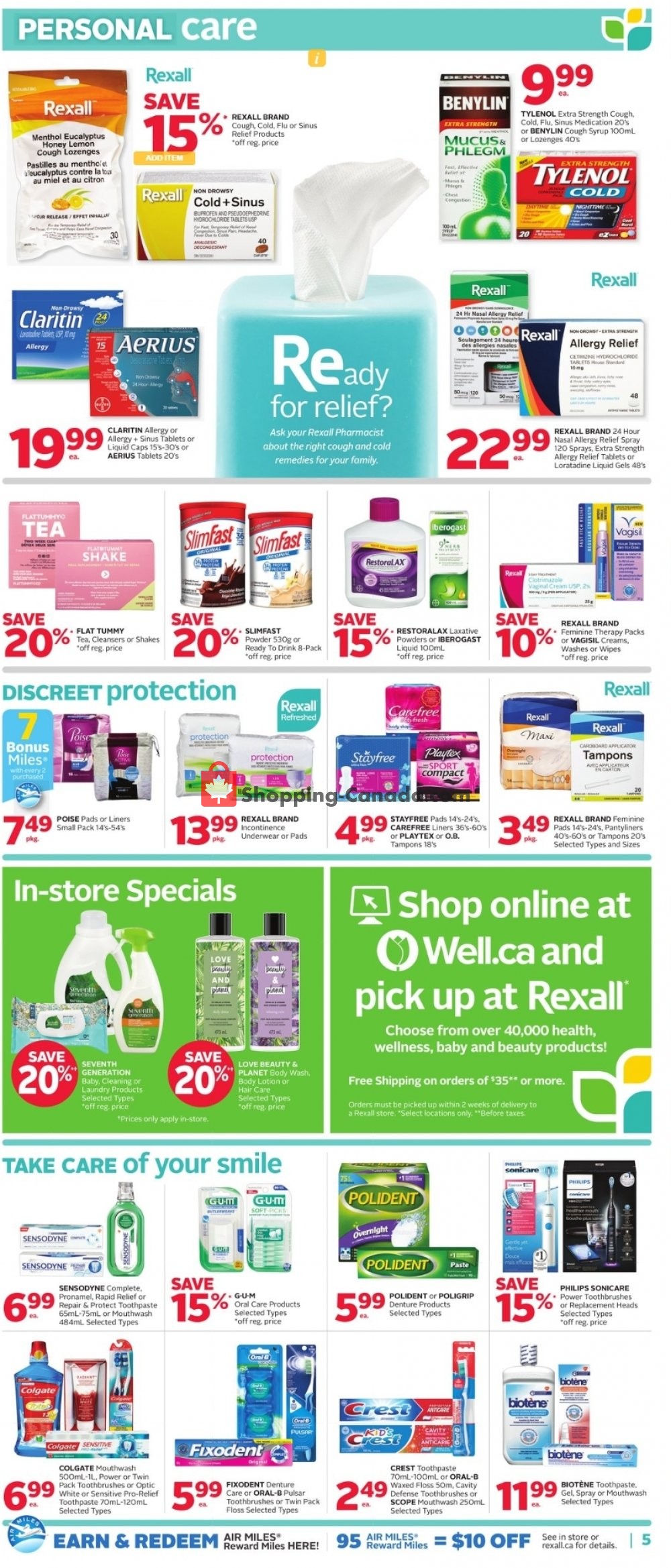 Rexall Drug Store flyer from Friday February 22, 2019 to Thursday February 28, 2019 - page 9