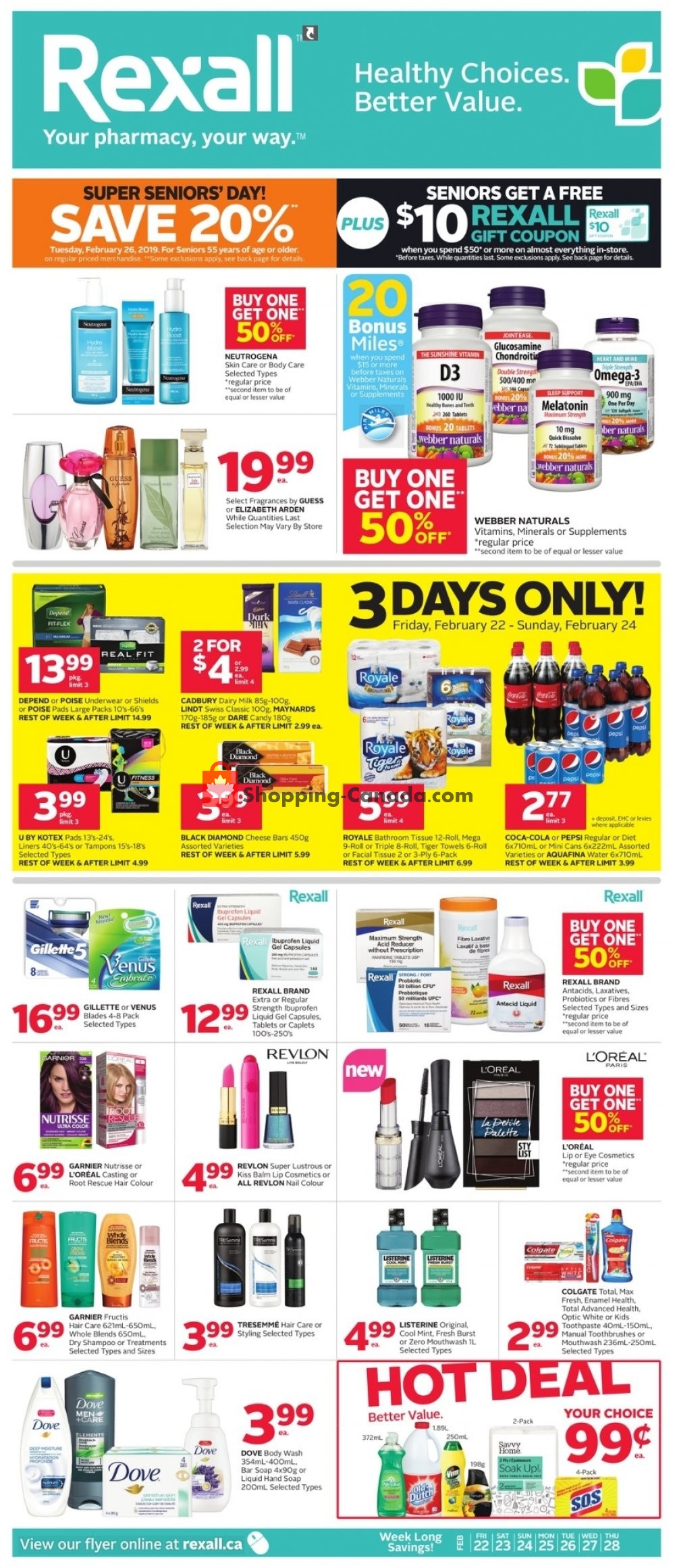 Rexall Drug Store flyer from Friday February 22, 2019 to Thursday February 28, 2019 - page 3