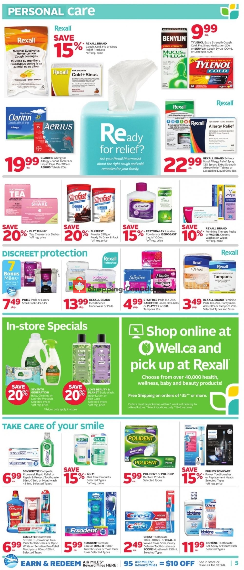 Rexall Drug Store flyer from Friday February 22, 2019 to Thursday February 28, 2019 - page 9