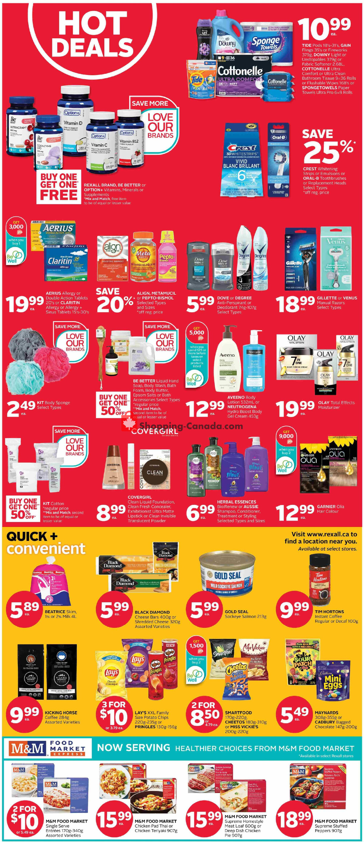 Rexall Drug Store flyer from Friday April 19, 2024 to Thursday April 25, 2024 - page 2