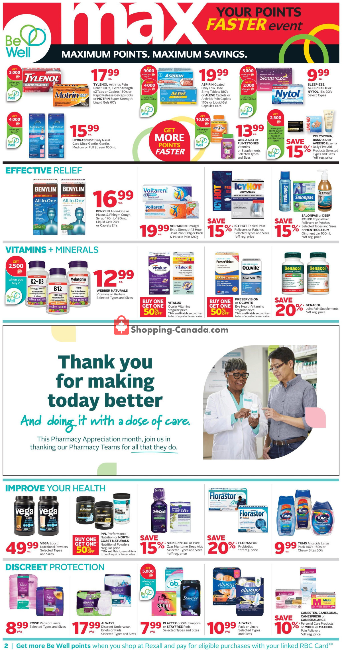 Rexall Drug Store flyer from Friday March 1, 2024 to Thursday March 7, 2024 - page 4