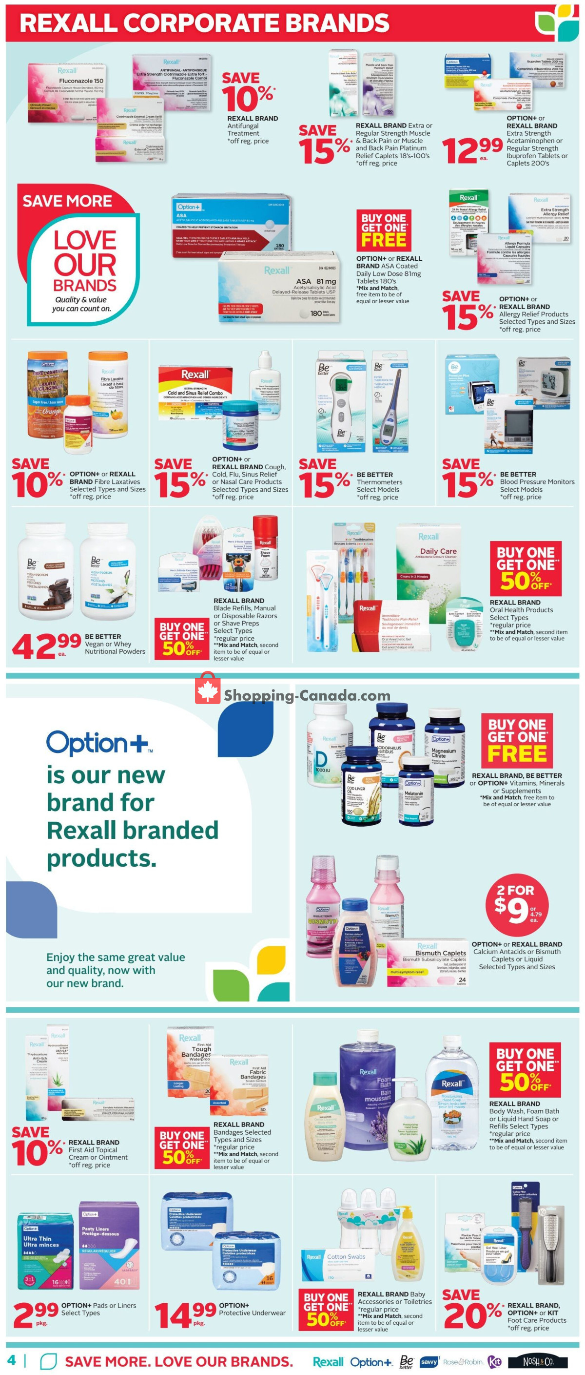 Rexall Drug Store flyer from Friday March 1, 2024 to Thursday March 7, 2024 - page 7