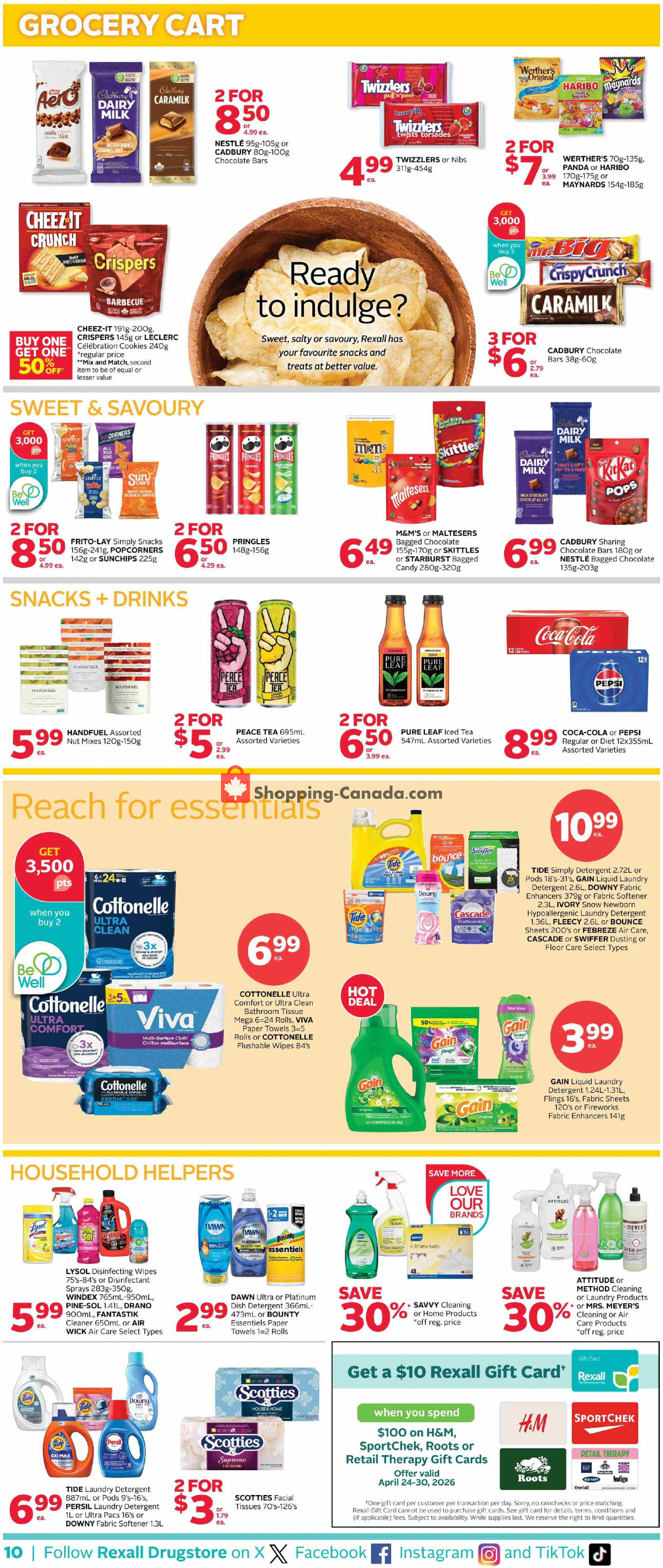Rexall Drug Store flyer from Friday April 24, 2026 to Thursday April 30, 2026 - page 18