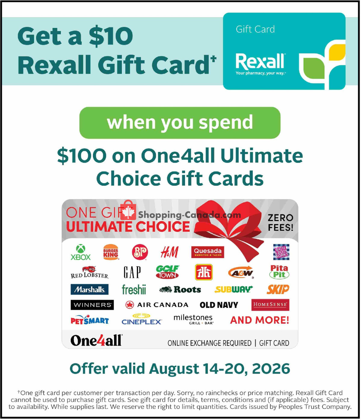 Rexall Drug Store flyer from Friday August 14, 2026 to Thursday August 20, 2026 - page 17