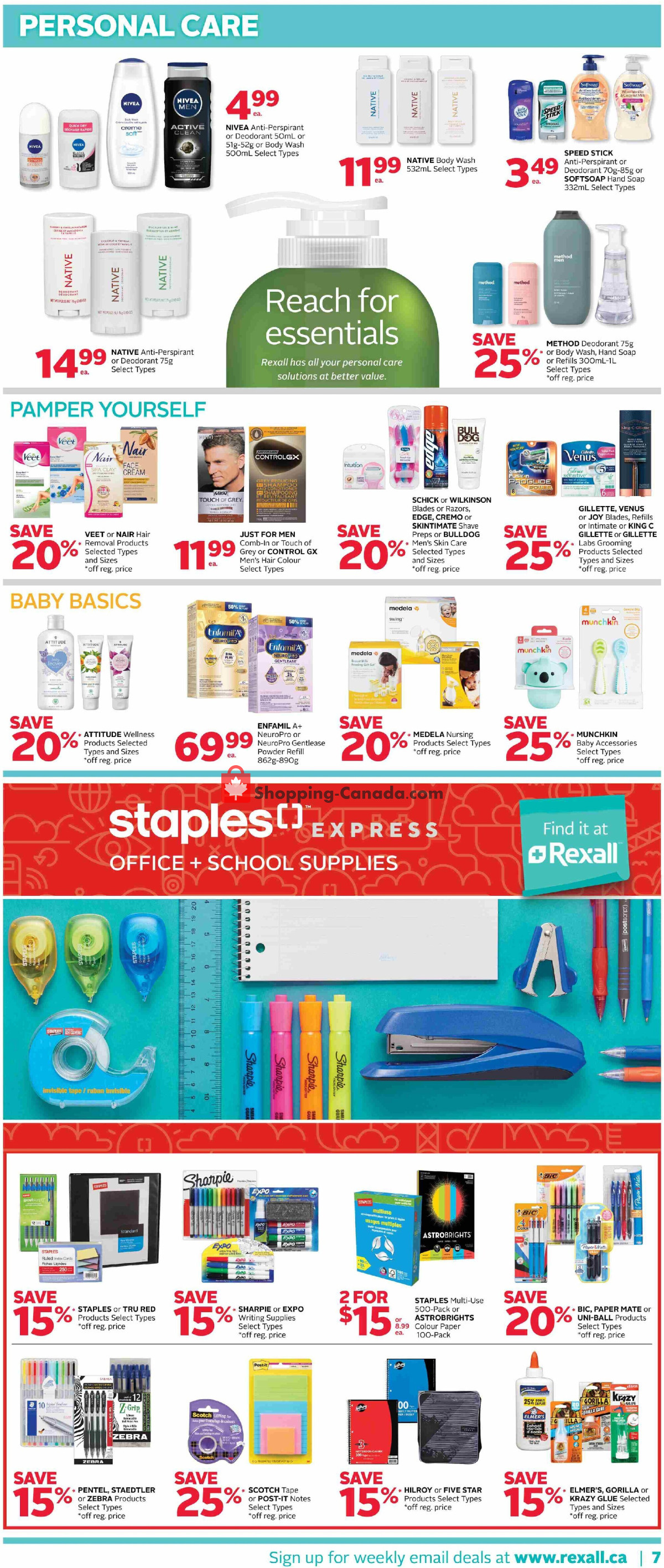 Rexall Drug Store flyer from Friday August 14, 2026 to Thursday August 20, 2026 - page 18
