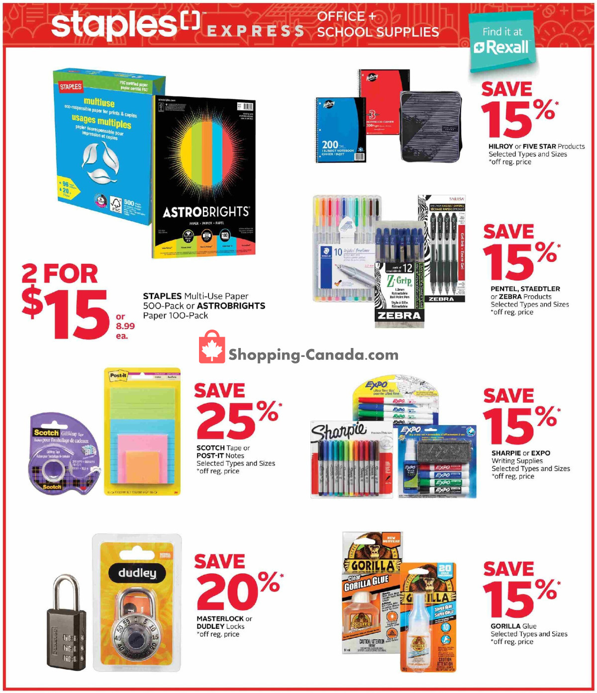 Rexall Drug Store flyer from Friday August 21, 2026 to Thursday August 27, 2026 - page 18