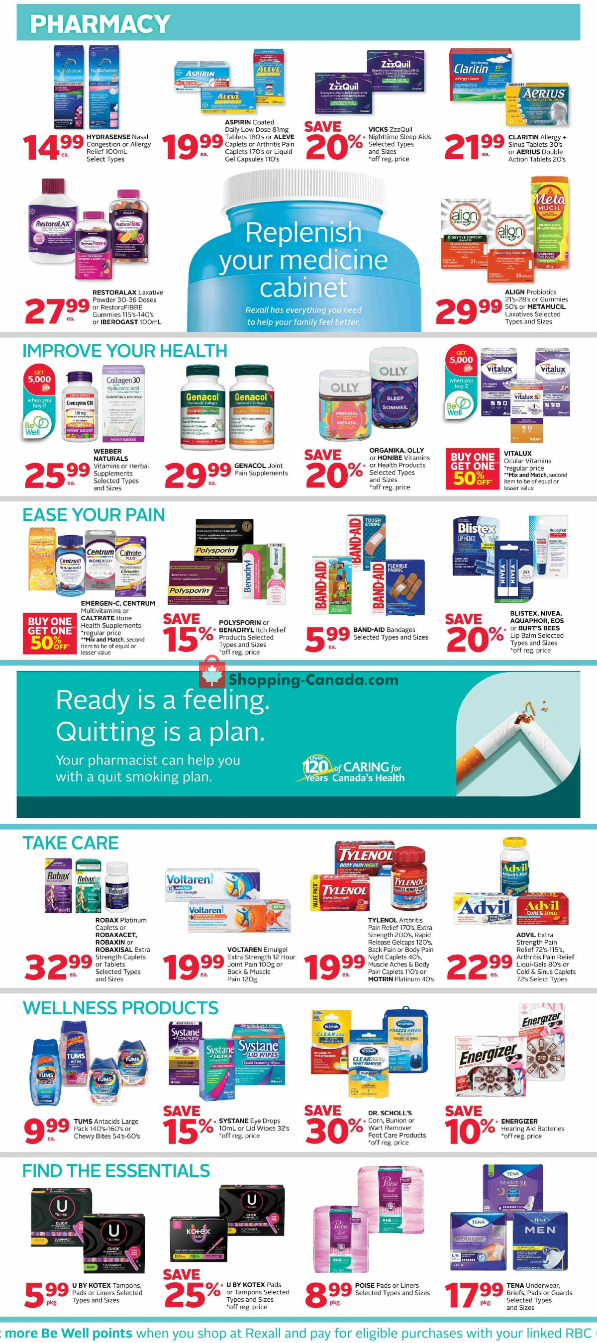 Rexall Drug Store flyer from Friday August 21, 2026 to Thursday August 27, 2026 - page 7