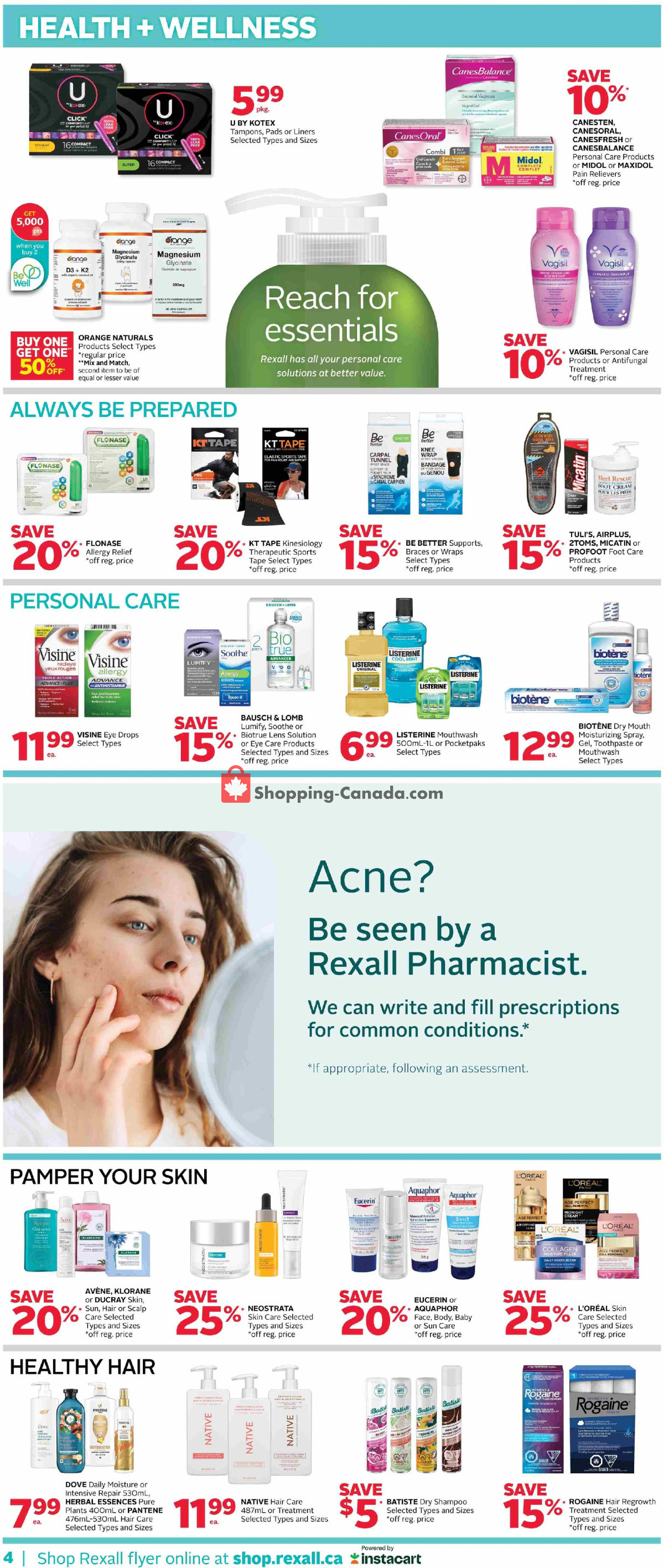Rexall Drug Store flyer from Friday August 28, 2026 to Thursday September 3, 2026 - page 15