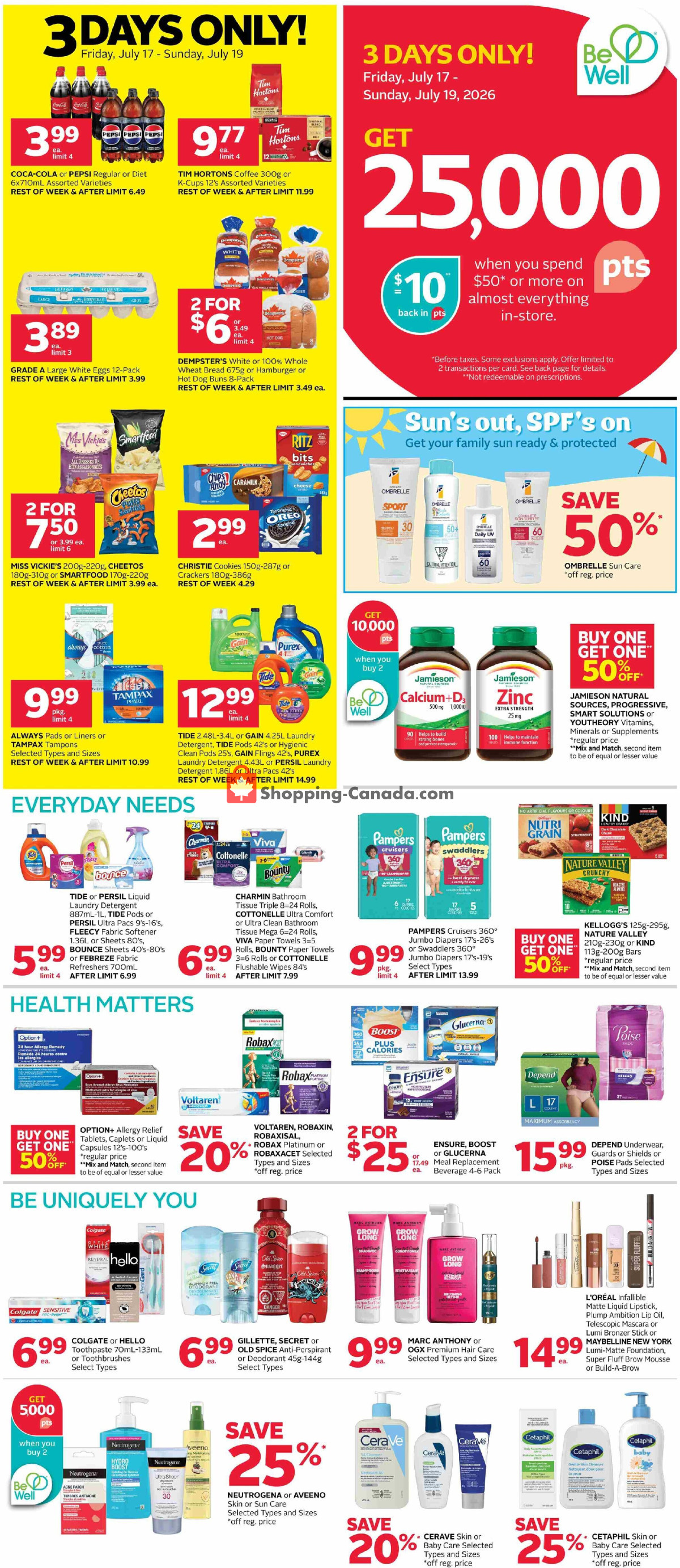 Rexall Drug Store flyer from Friday July 17, 2026 to Thursday July 23, 2026 - page 2