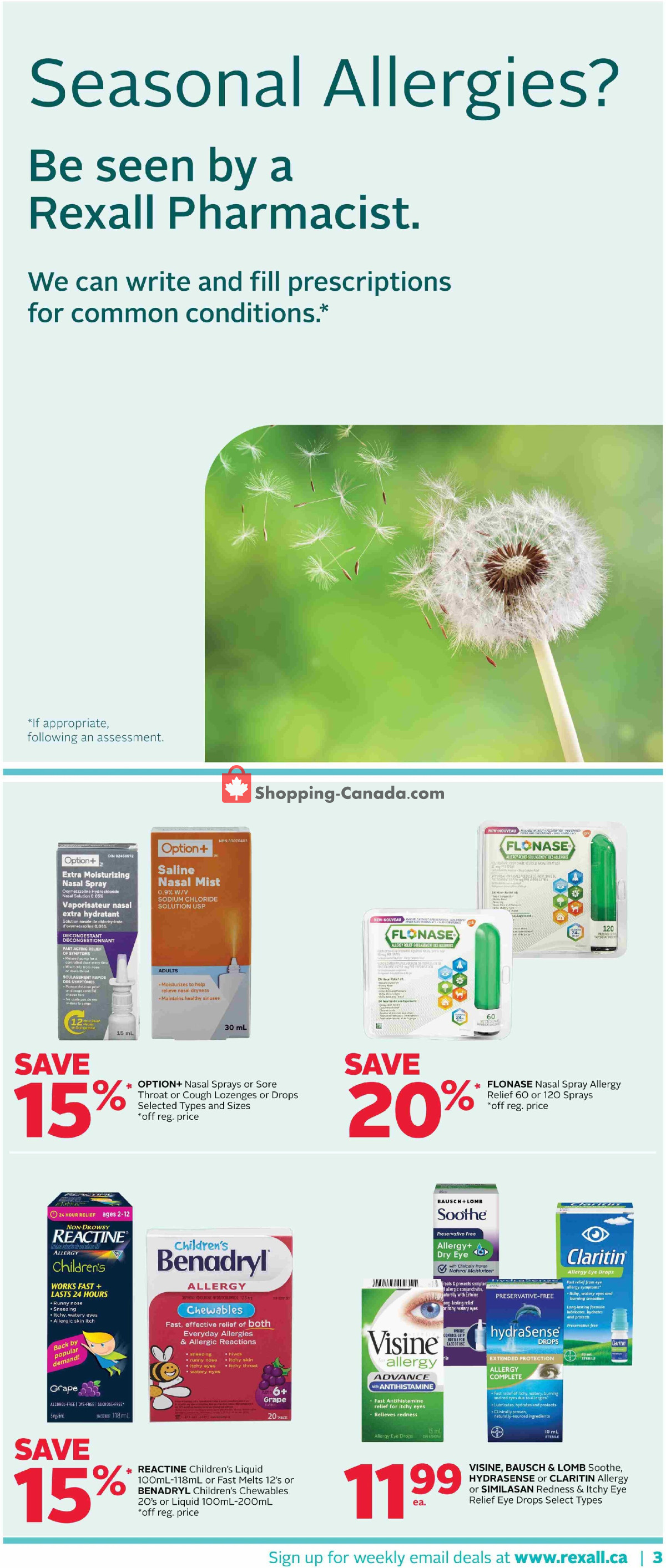 Rexall Drug Store flyer from Friday July 17, 2026 to Thursday July 23, 2026 - page 9