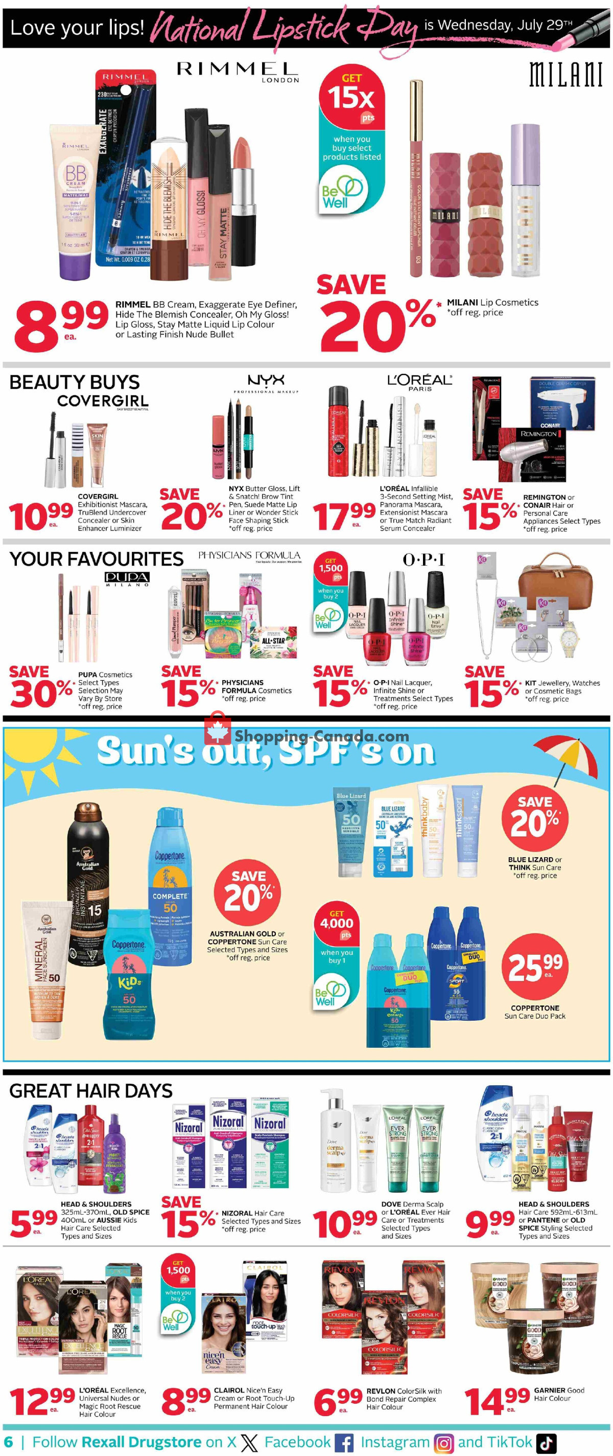 Rexall Drug Store flyer from Friday July 24, 2026 to Thursday July 30, 2026 - page 14