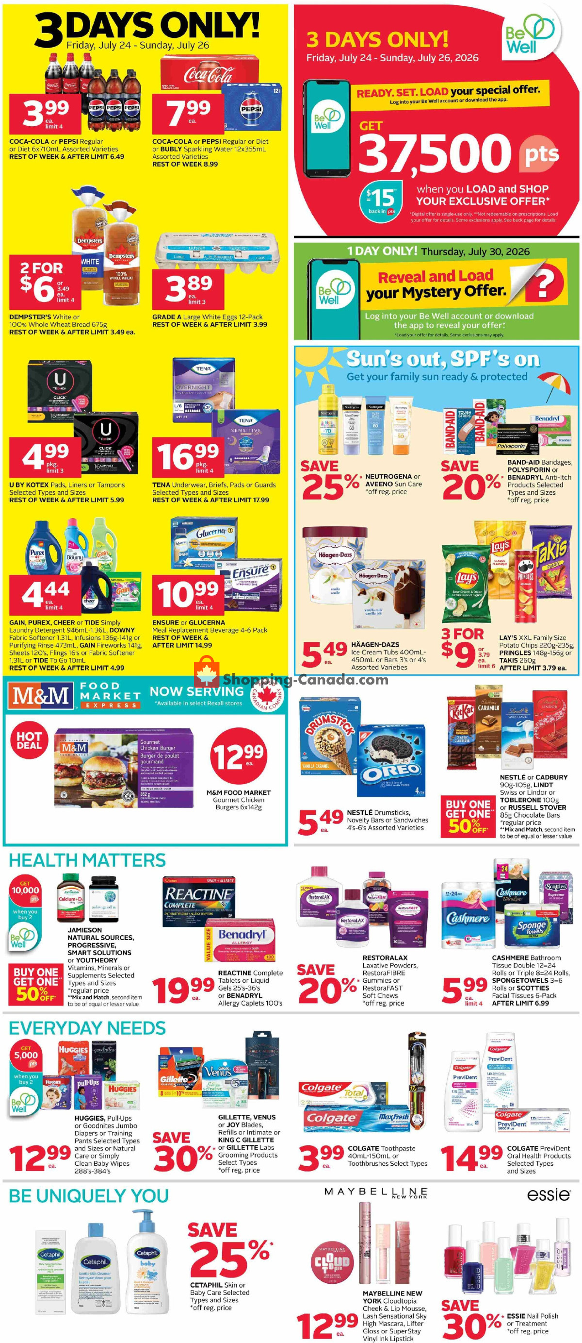 Rexall Drug Store flyer from Friday July 24, 2026 to Thursday July 30, 2026 - page 2