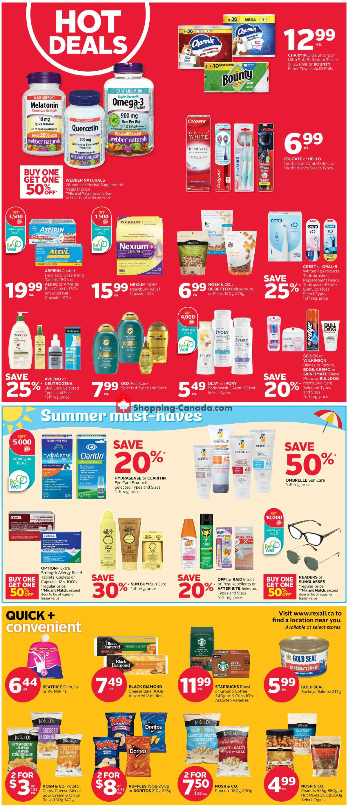 Rexall Drug Store flyer from Friday July 24, 2026 to Thursday July 30, 2026 - page 4