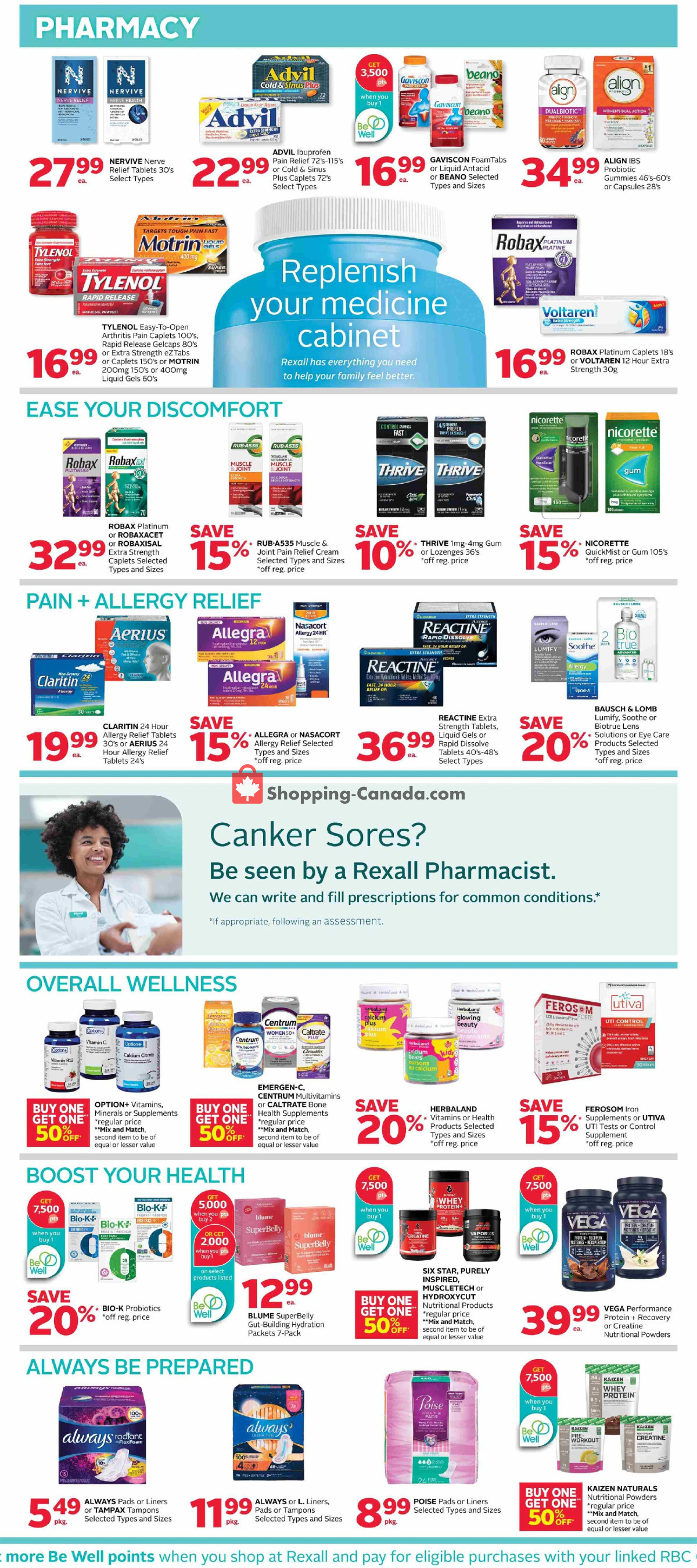 Rexall Drug Store flyer from Friday July 24, 2026 to Thursday July 30, 2026 - page 6