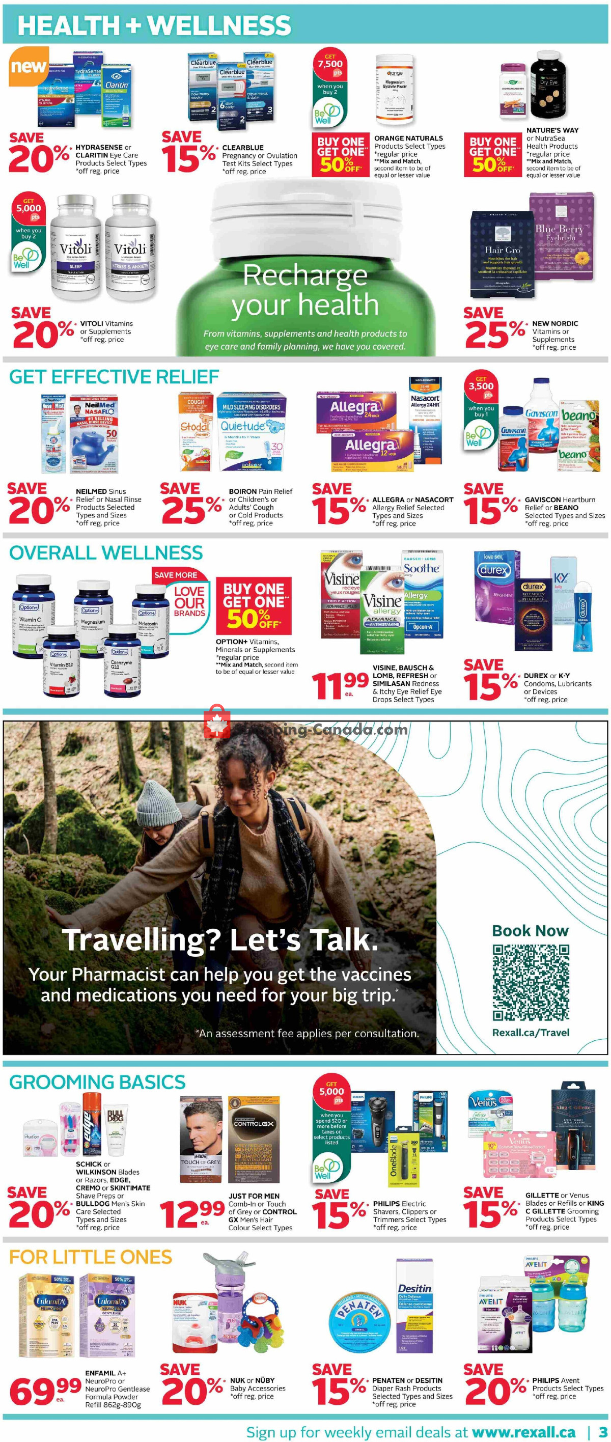 Rexall Drug Store flyer from Friday July 3, 2026 to Thursday July 9, 2026 - page 12