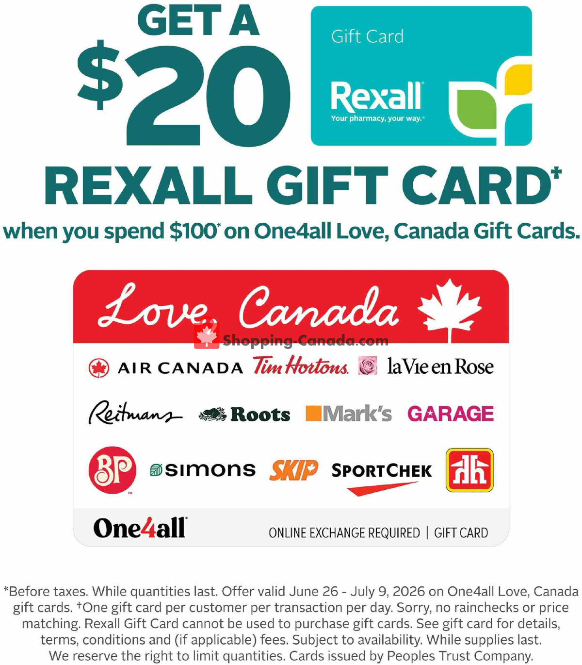 Rexall Drug Store flyer from Friday July 3, 2026 to Thursday July 9, 2026 - page 20