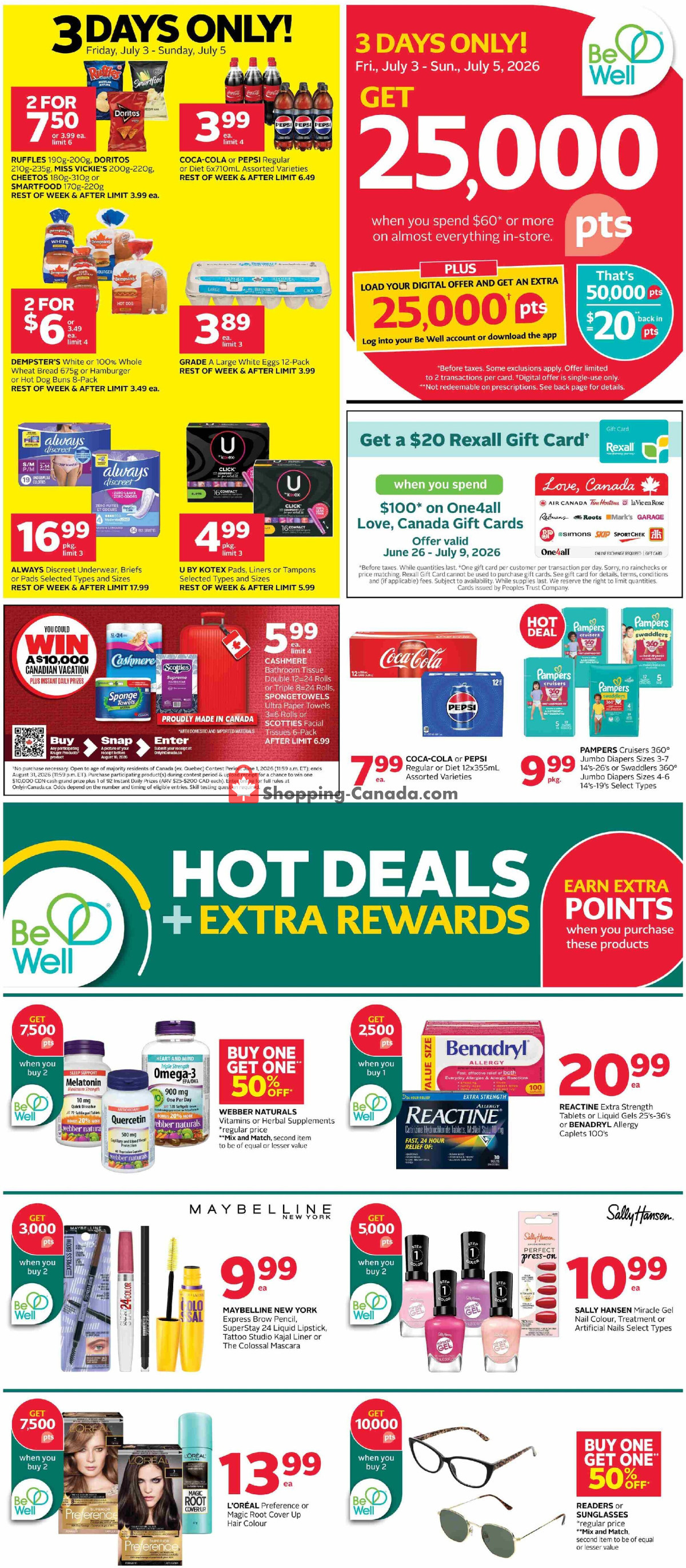 Rexall Drug Store flyer from Friday July 3, 2026 to Thursday July 9, 2026 - page 3