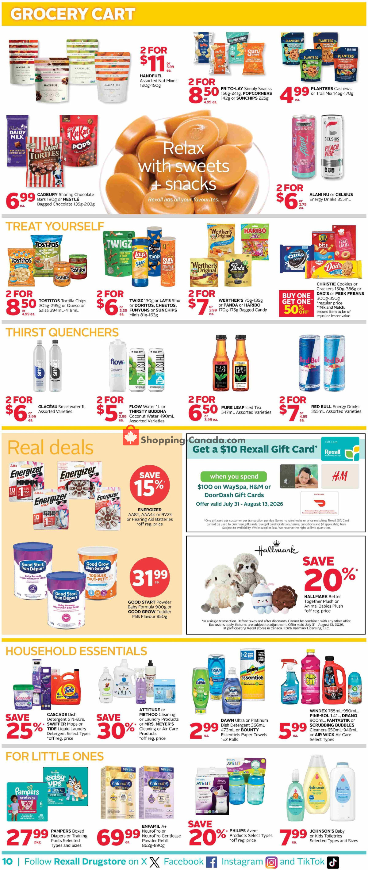 Rexall Drug Store flyer from Friday July 31, 2026 to Thursday August 13, 2026 - page 21