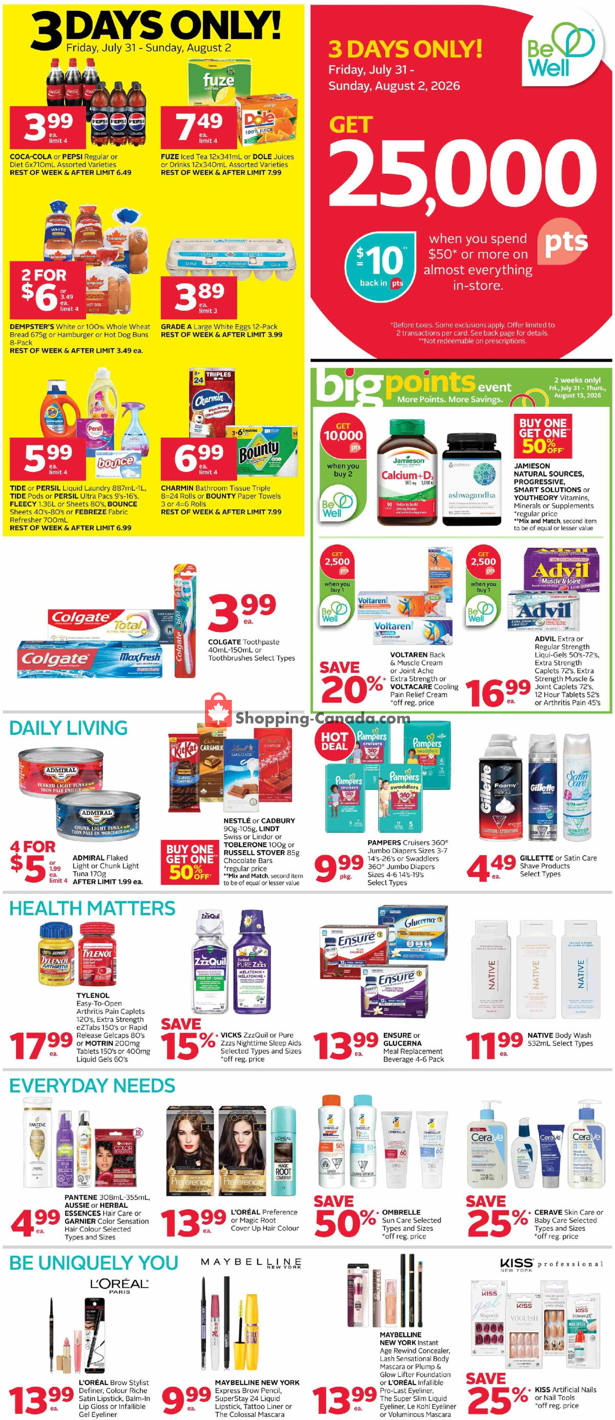 Rexall Drug Store flyer from Friday July 31, 2026 to Thursday August 13, 2026 - page 3