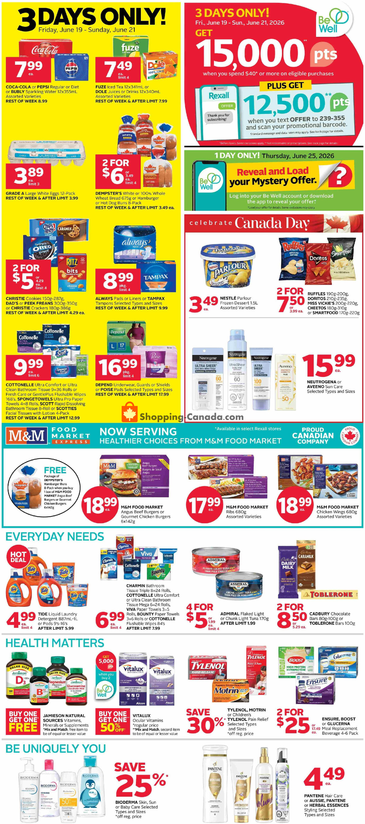 Rexall Drug Store flyer from Friday June 19, 2026 to Thursday June 25, 2026 - page 2