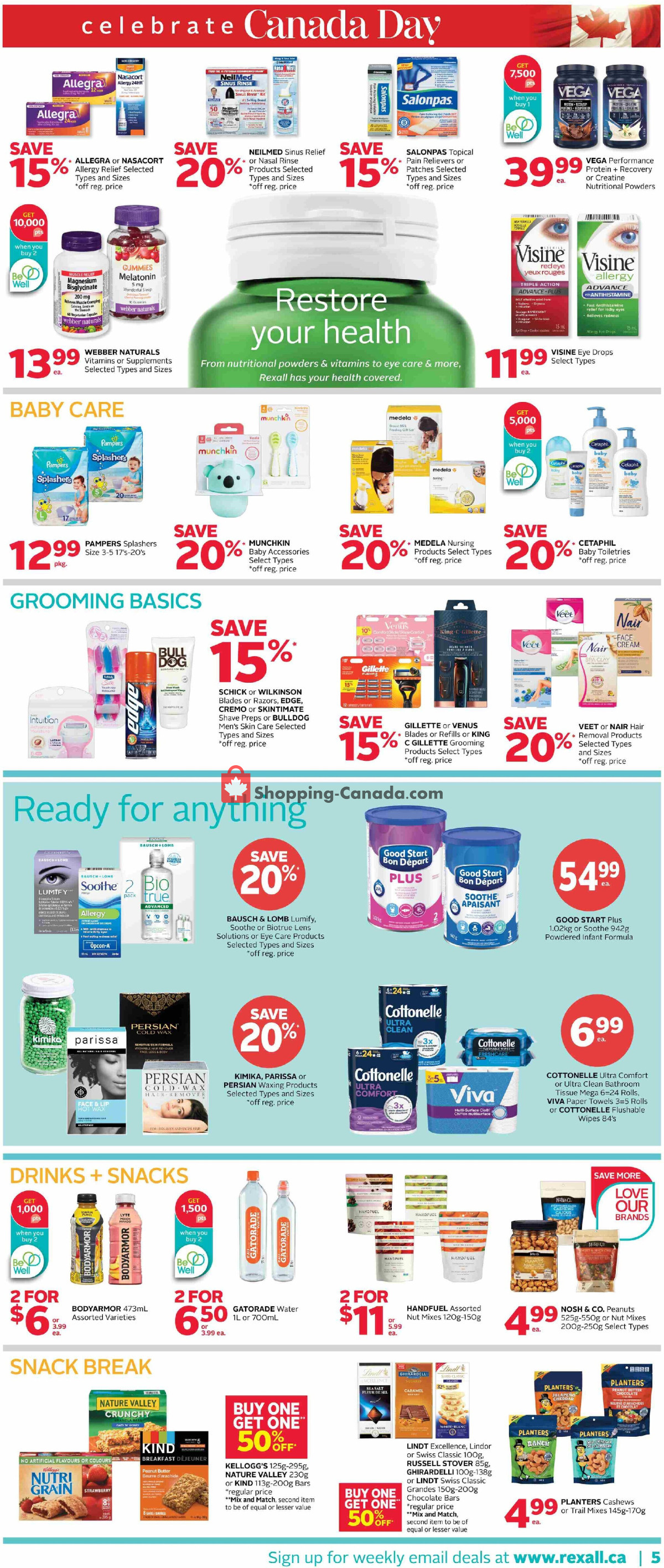 Rexall Drug Store flyer from Friday June 26, 2026 to Thursday July 2, 2026 - page 14