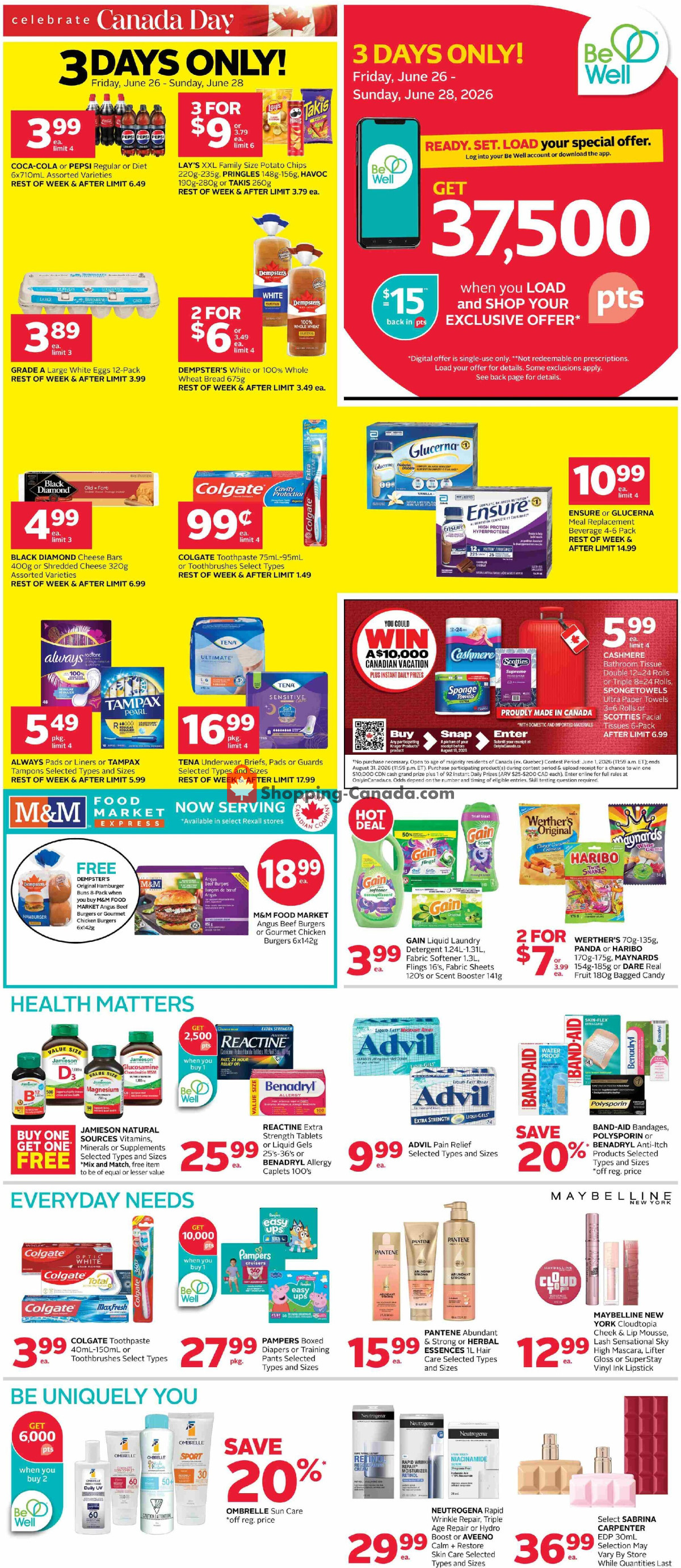 Rexall Drug Store flyer from Friday June 26, 2026 to Thursday July 2, 2026 - page 2