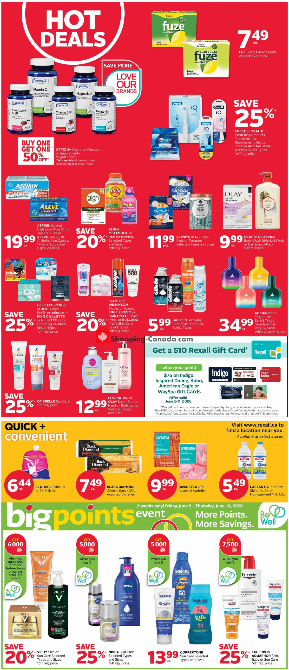 Rexall Drug Store flyer from Friday June 5, 2026 to Thursday June 11, 2026 - page 4
