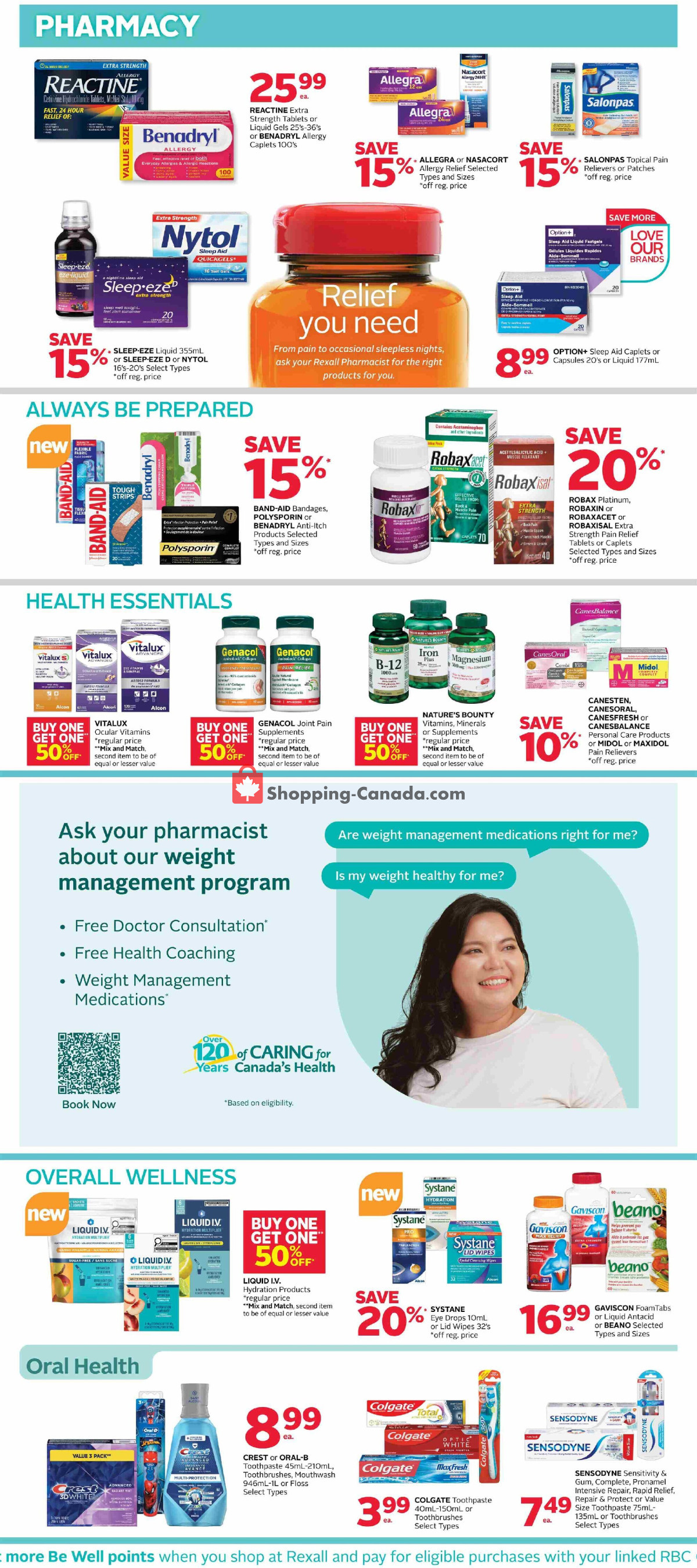 Rexall Drug Store flyer from Friday June 5, 2026 to Thursday June 11, 2026 - page 6