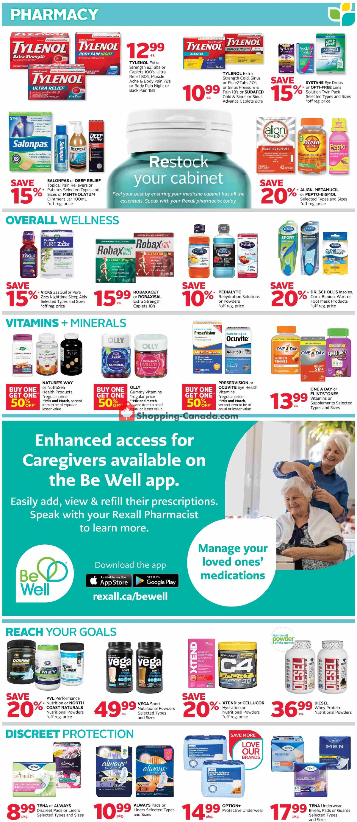 Rexall Drug Store flyer from Friday March 29, 2024 to Thursday April 4, 2024 - page 4