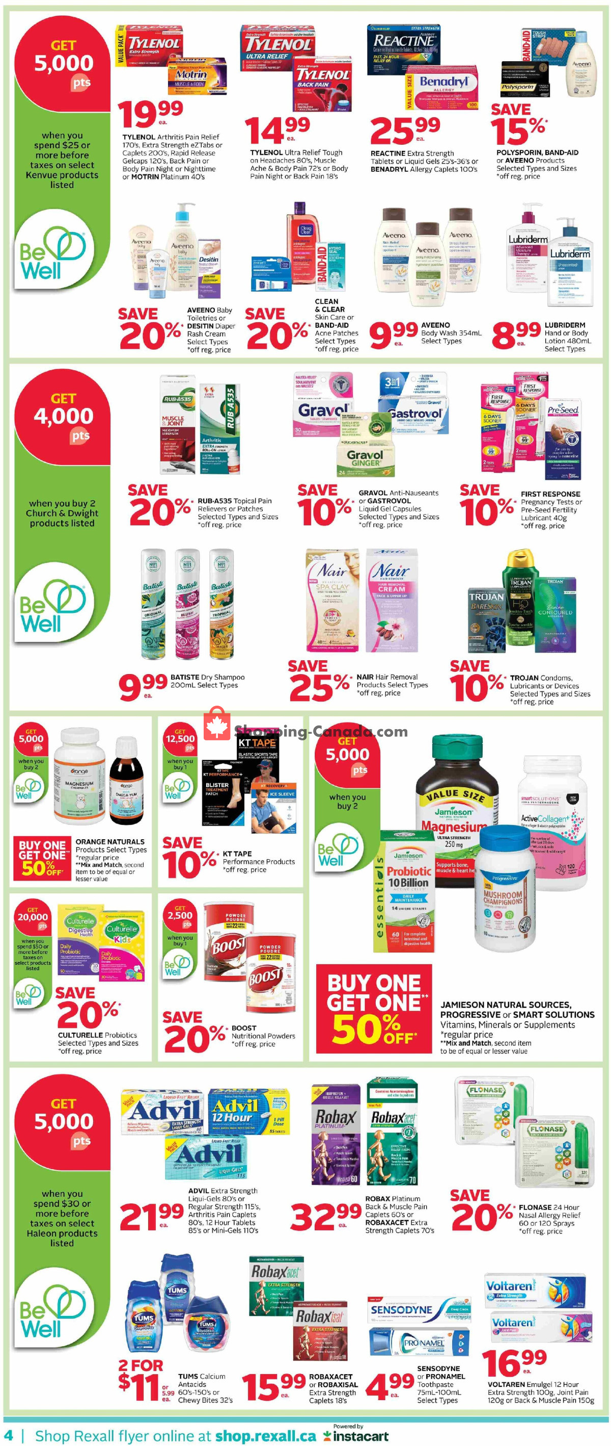 Rexall Drug Store flyer from Friday March 29, 2024 to Thursday April 4, 2024 - page 9