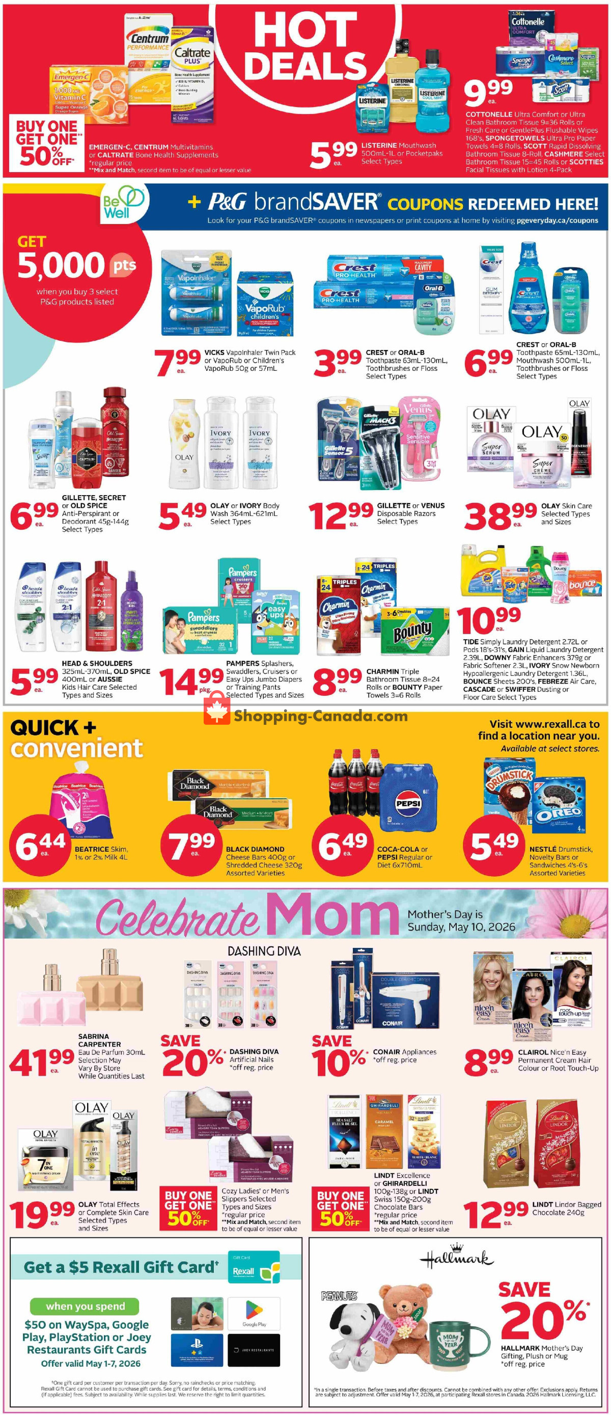 Rexall Drug Store flyer from Friday May 1, 2026 to Thursday May 7, 2026 - page 5