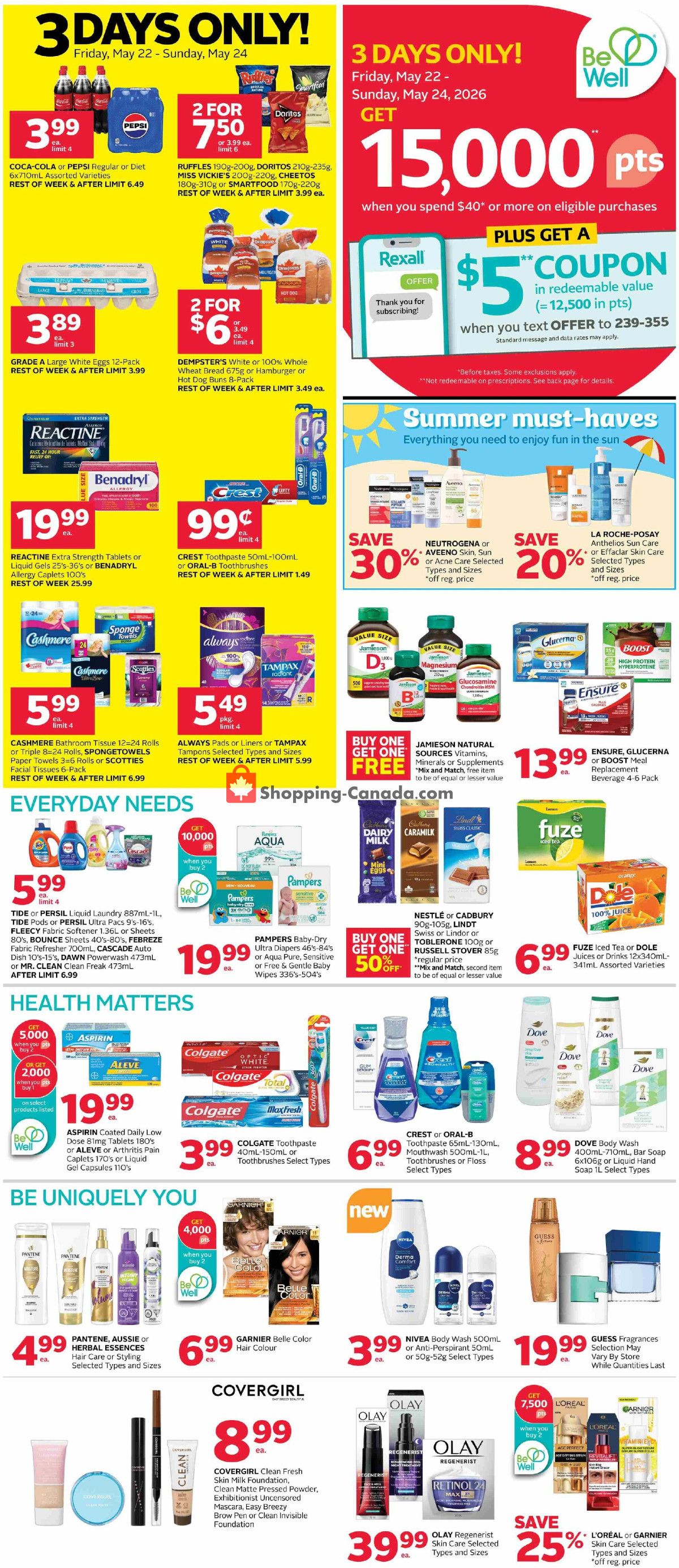 Rexall Drug Store flyer from Friday May 22, 2026 to Thursday May 28, 2026 - page 2