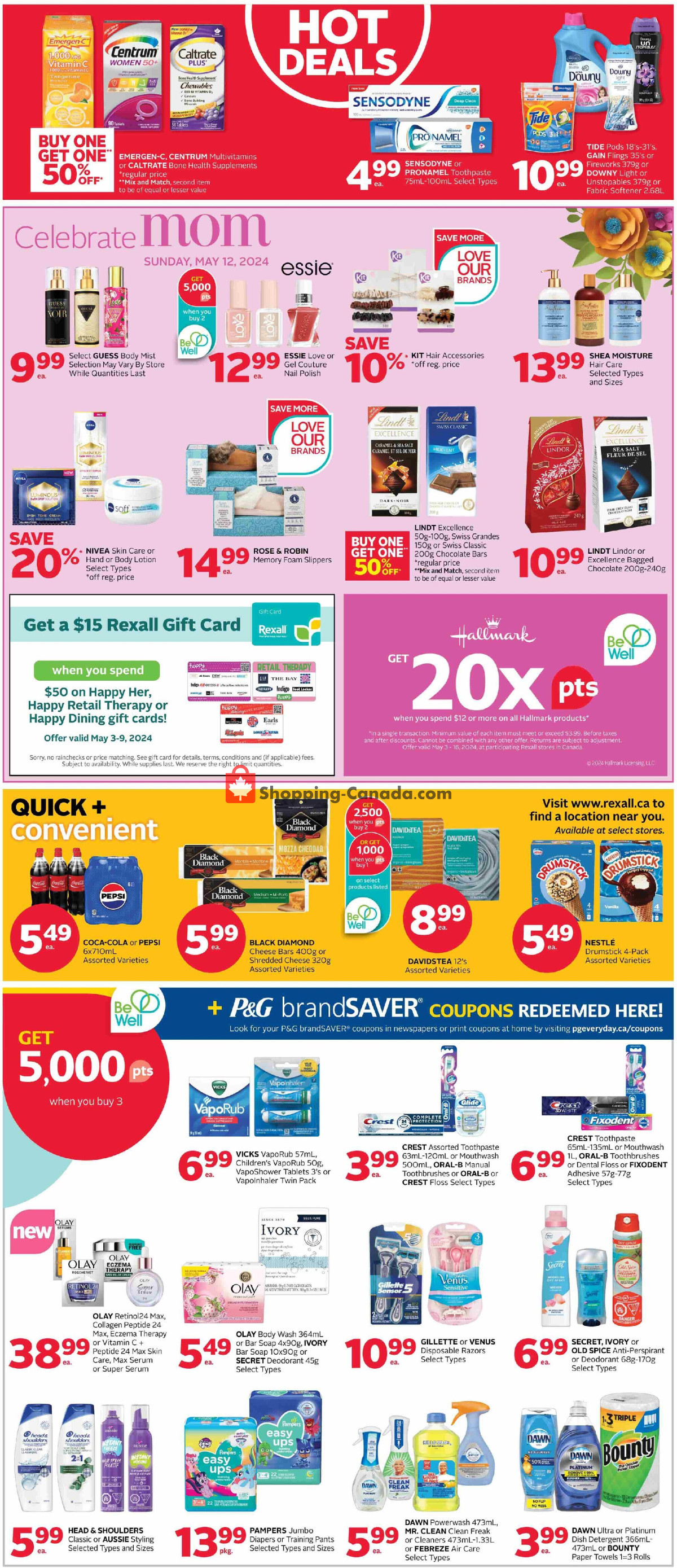 Rexall Drug Store flyer from Friday May 3, 2024 to Thursday May 9, 2024 - page 3