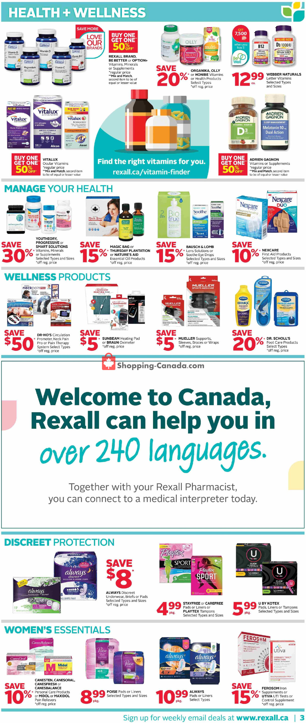 Rexall Drug Store flyer from Friday May 3, 2024 to Thursday May 9, 2024 - page 8
