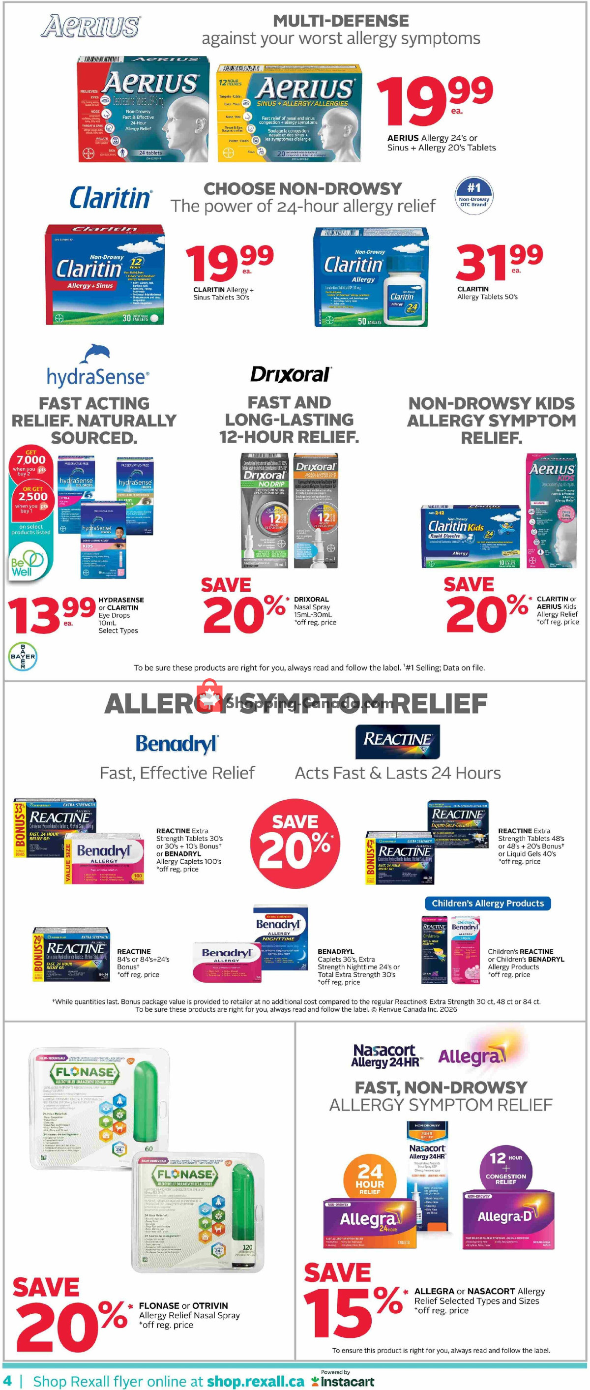 Rexall Drug Store flyer from Friday May 8, 2026 to Thursday May 14, 2026 - page 12