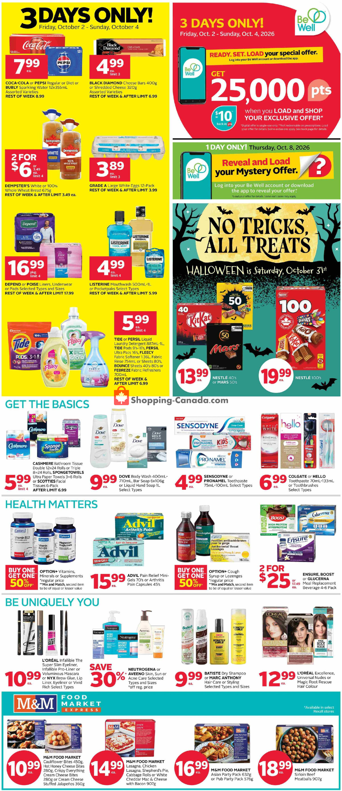 Rexall Drug Store flyer from Friday October 2, 2026 to Thursday October 8, 2026 - page 2