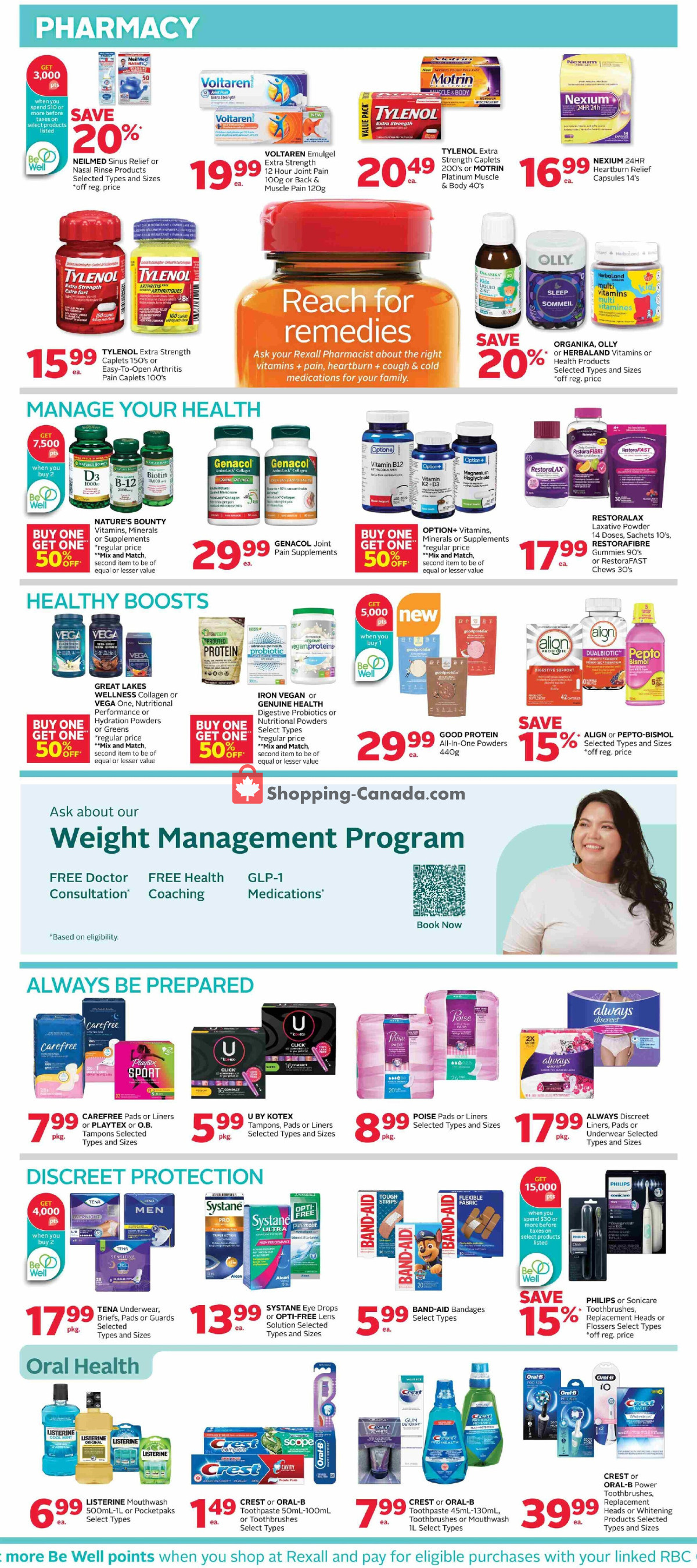 Rexall Drug Store flyer from Friday September 25, 2026 to Thursday October 1, 2026 - page 7