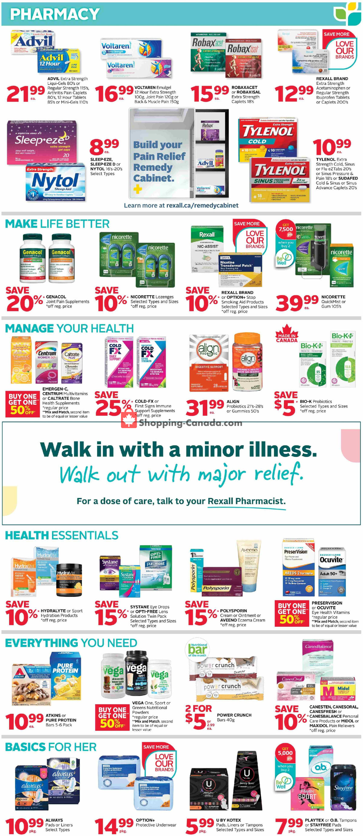 Rexall Drug Store flyer from Friday March 8, 2024 to Thursday March 14, 2024 - page 6