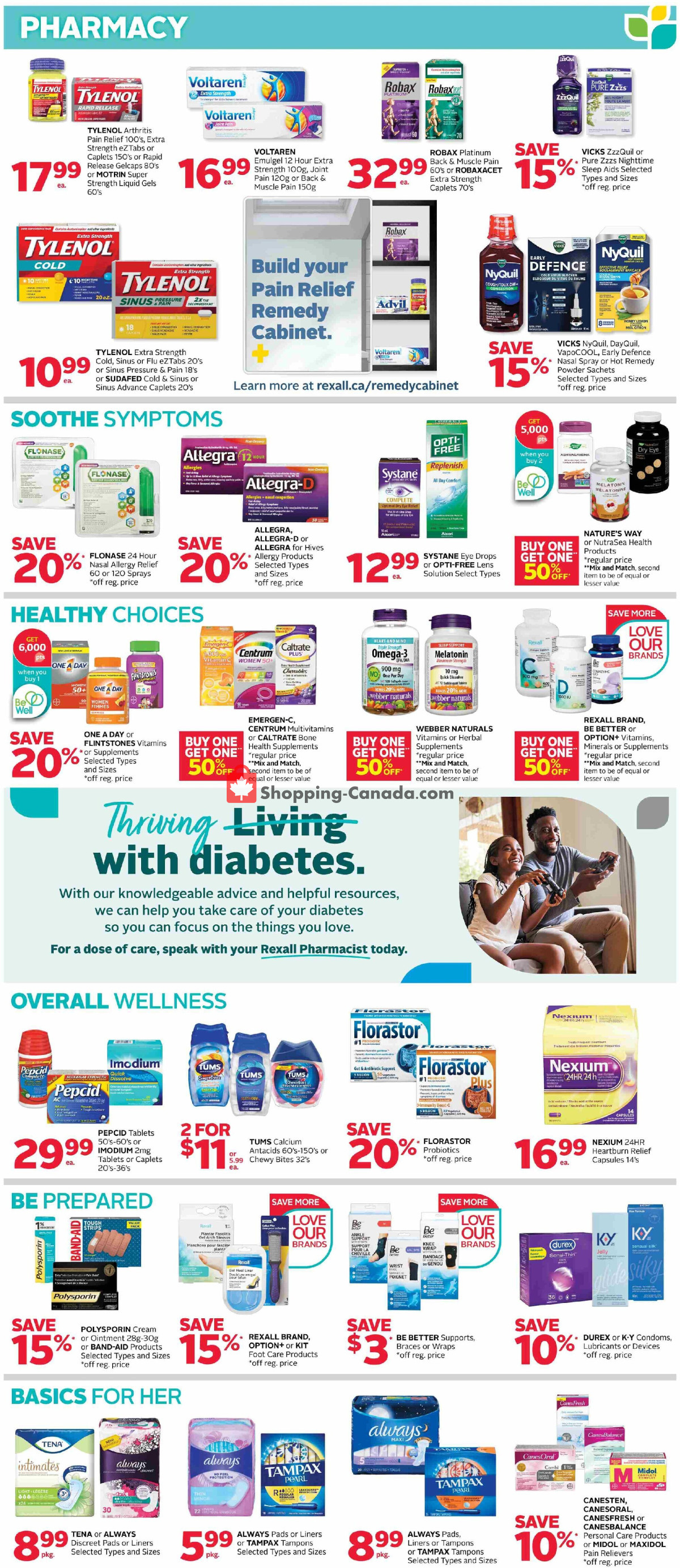 Rexall Drug Store flyer from Friday March 15, 2024 to Thursday March 21, 2024 - page 4