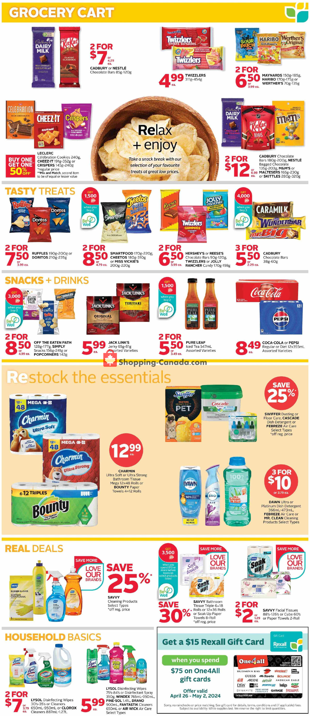 Rexall Drug Store flyer from Friday April 26, 2024 to Thursday May 2, 2024 - page 15