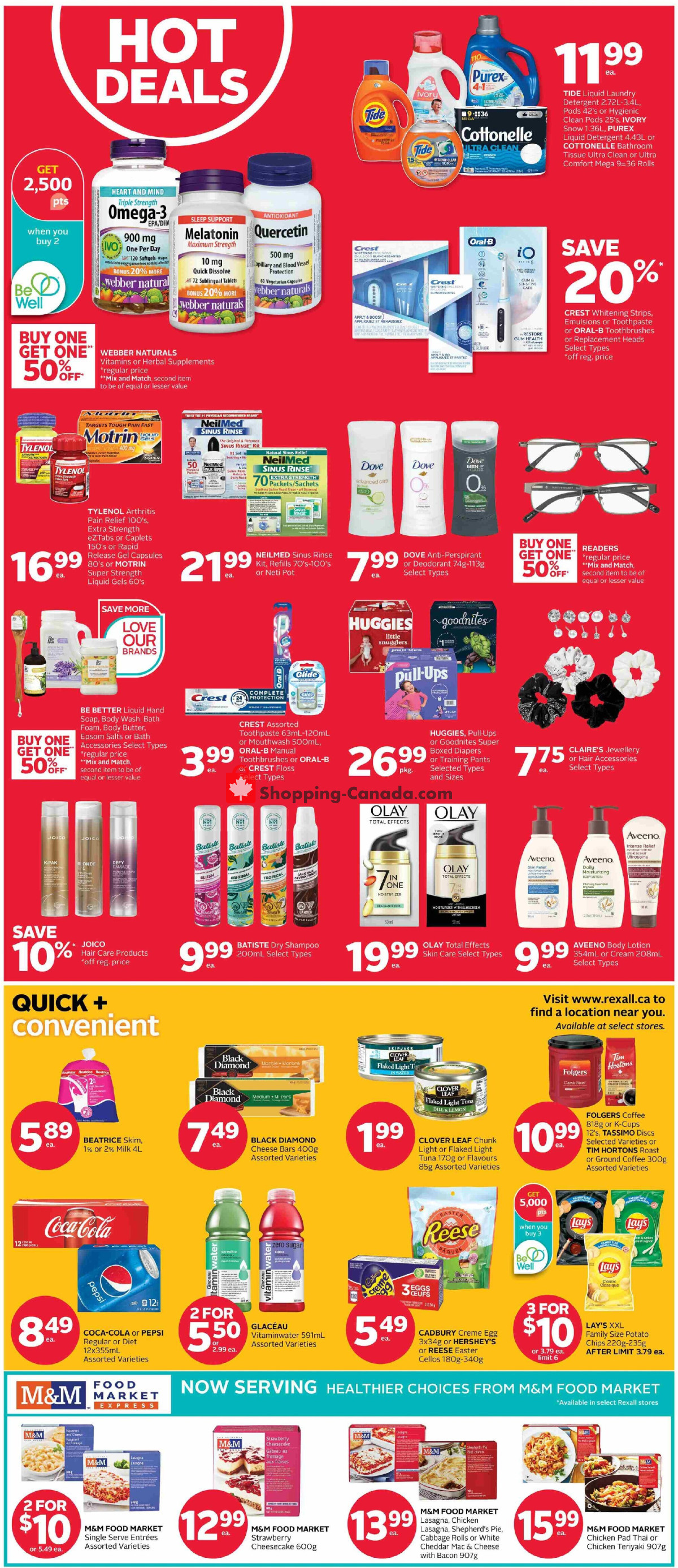 Rexall Drug Store flyer from Friday February 16, 2024 to Thursday February 22, 2024 - page 2